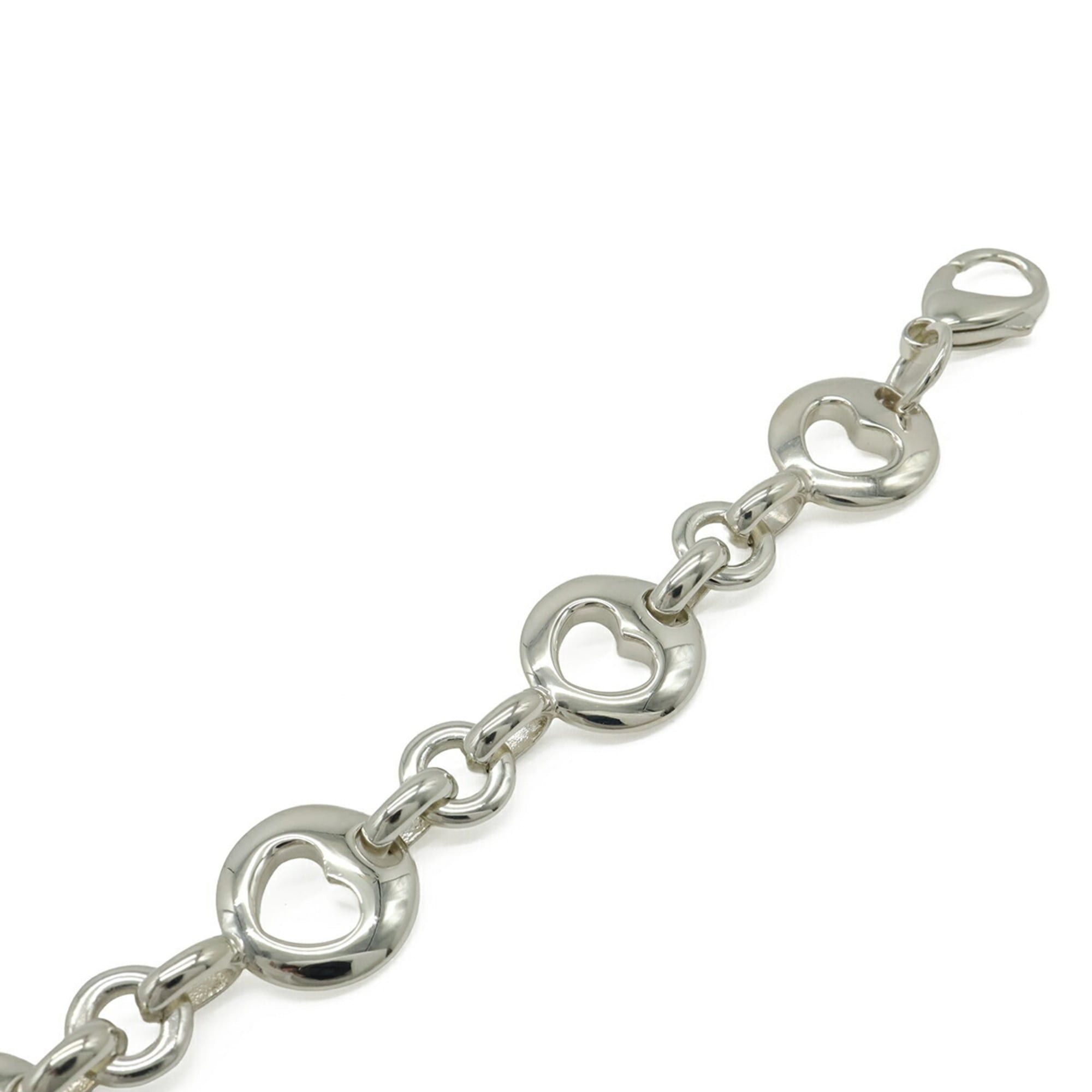 Tiffany & Co. TIFFANY&Co. Tiffany Pierced Heart Bracelet, Ag925 SV925 Silver Size ONE SIZE - 4 Thumbnail