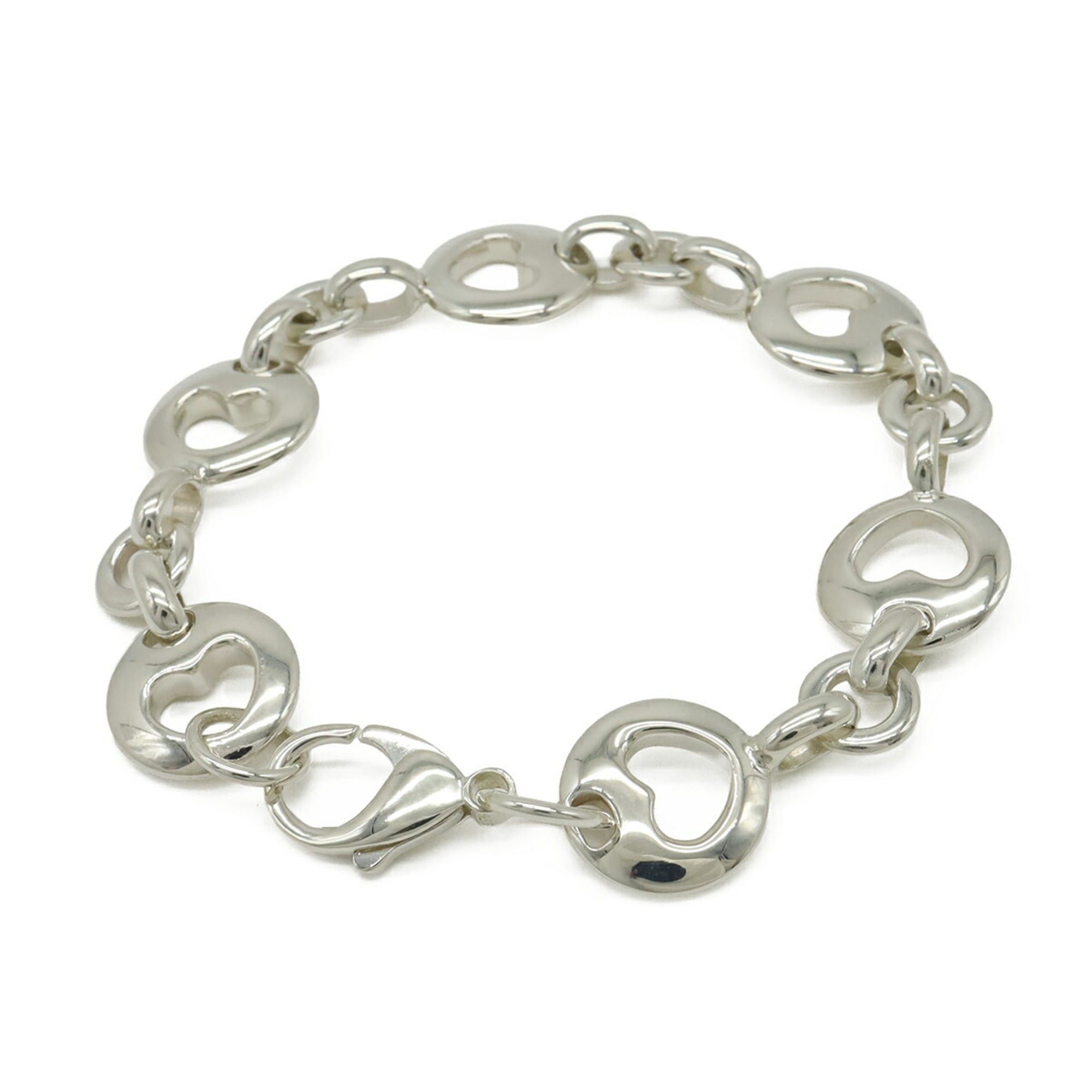 Tiffany & Co. TIFFANY&Co. Tiffany Pierced Heart Bracelet, Ag925 SV925 Silver Size ONE SIZE - 3 Thumbnail