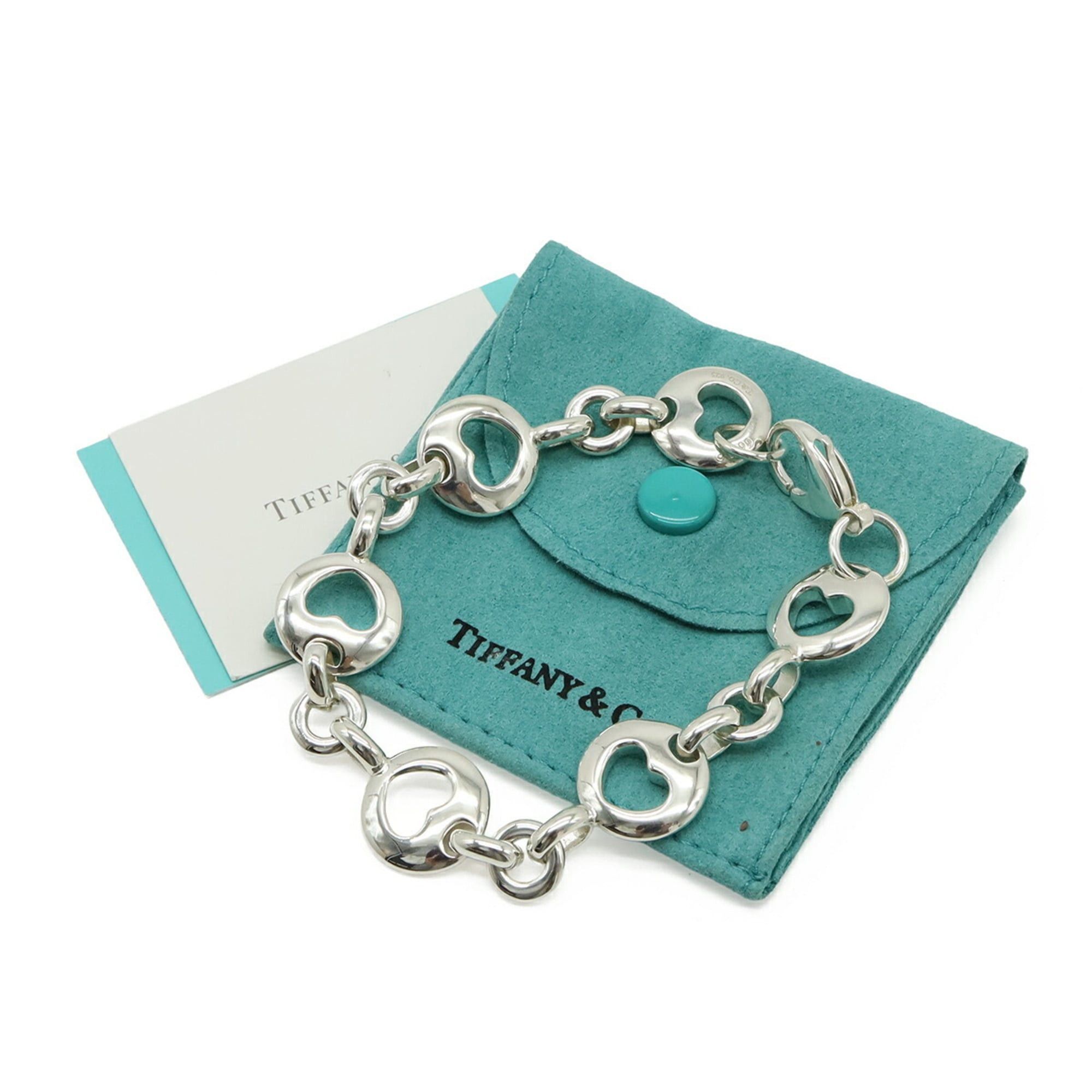 Tiffany & Co. TIFFANY&Co. Tiffany Pierced Heart Bracelet, Ag925 SV925 Silver Size ONE SIZE - 7 Thumbnail