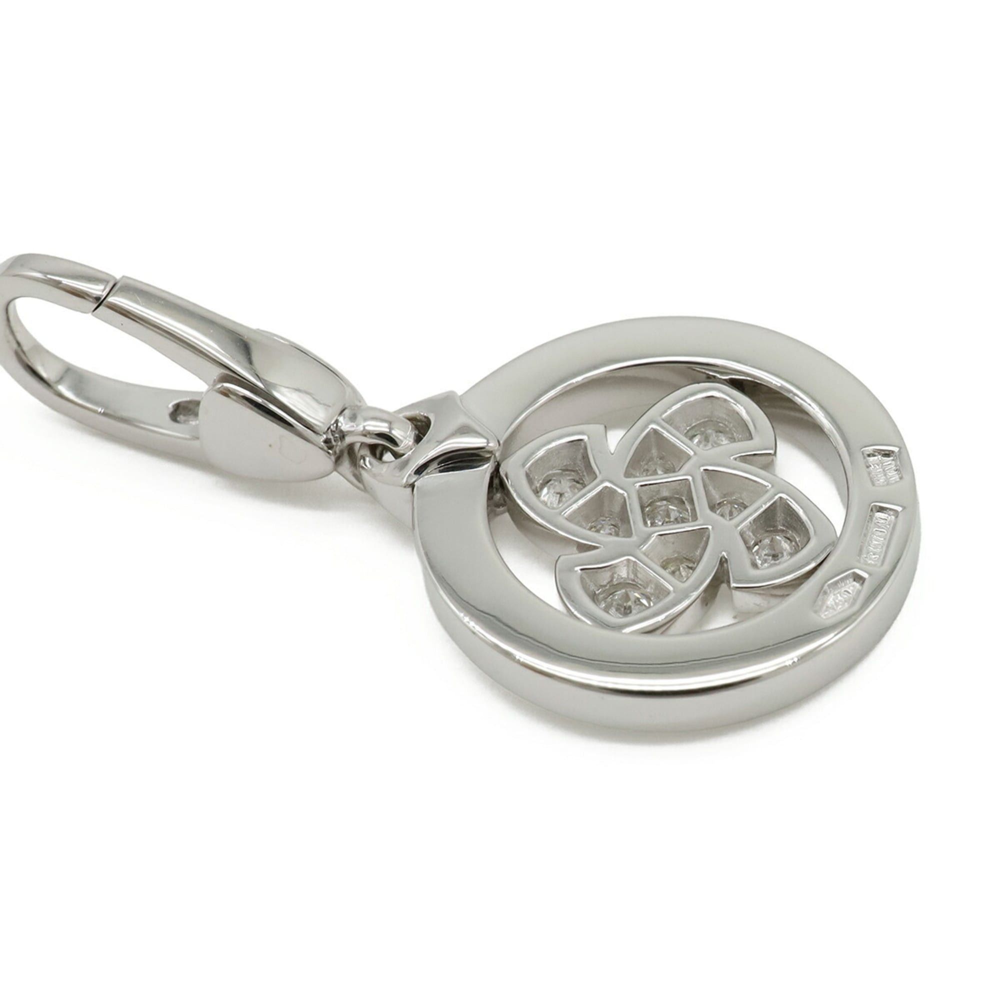 Bvlgari BVLGARI Tondo Windmill Motif Charm Pendant Top 18KWG White Gold Diamond 345409 Size ONE SIZE - 6 Thumbnail