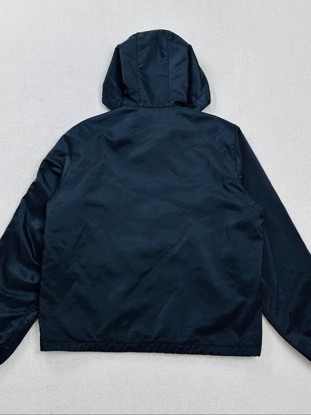 Prada Hooded Lightweight Jacket in Black Size US XXL / EU 58 / 5 - 2 Thumbnail
