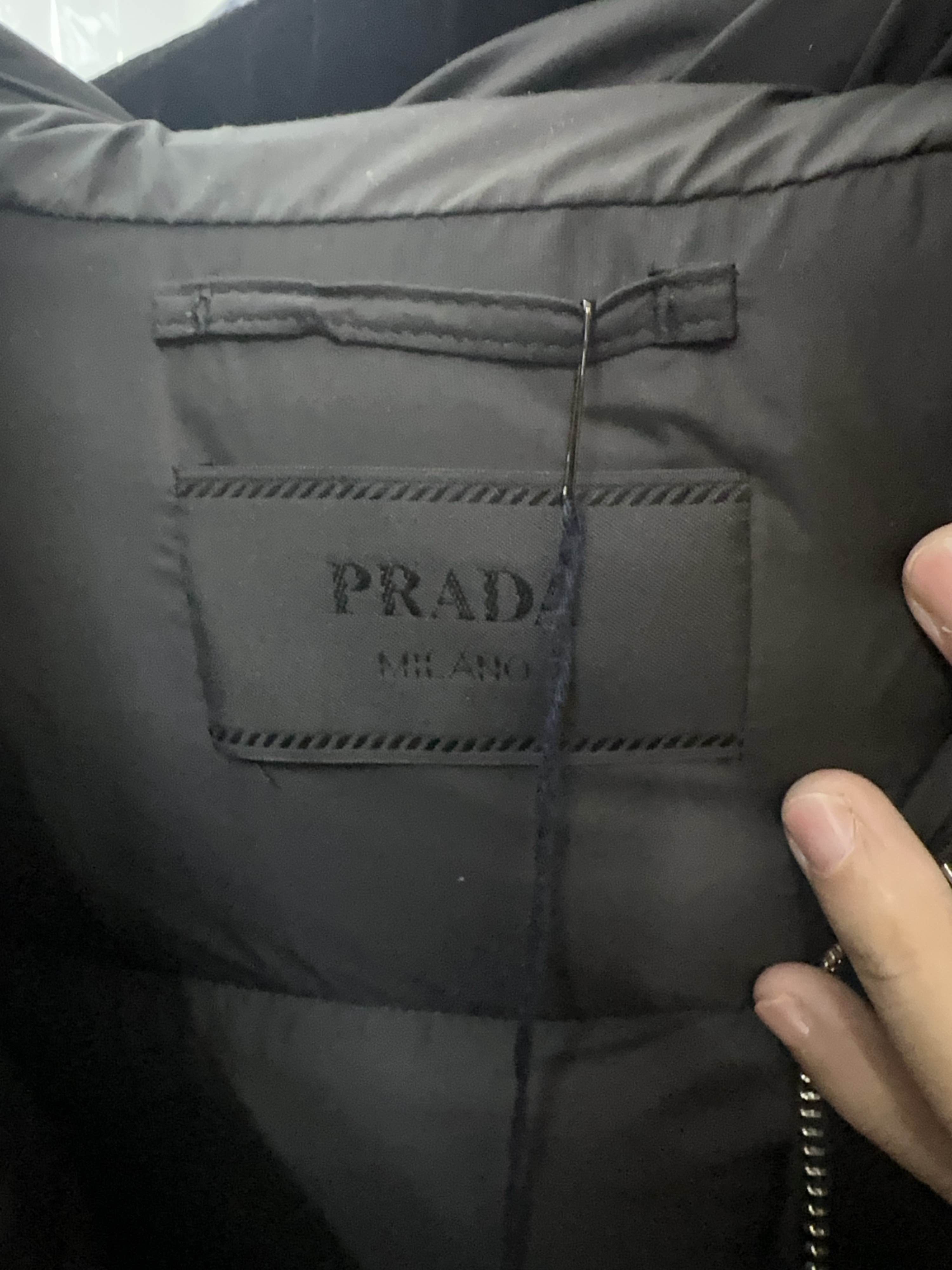 Prada Blue Corduroy Puffer Vest Size US L / EU 52-54 / 3 - 3 Thumbnail