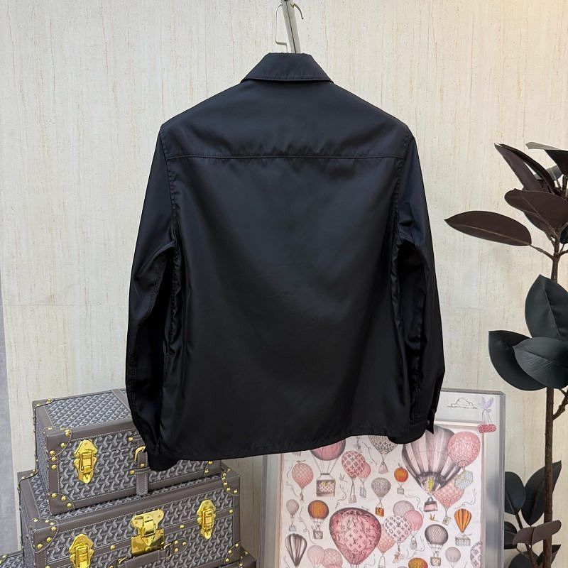 Prada Black Re-Nylon Logo Zipper Jacket Size S Size US S / EU 44-46 / 1 - 2 Thumbnail