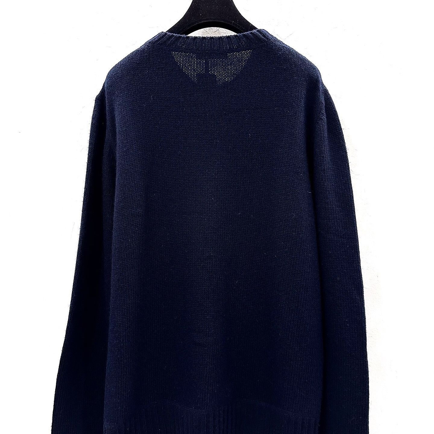 Prada Luxurious Wool Cashmere Black Sweater Size US L / EU 52-54 / 3 - 2 Thumbnail