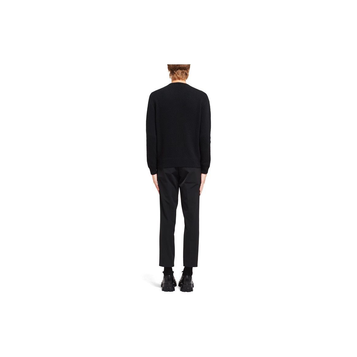 Prada Luxurious Wool Cashmere Black Sweater Size US L / EU 52-54 / 3 - 11 Thumbnail