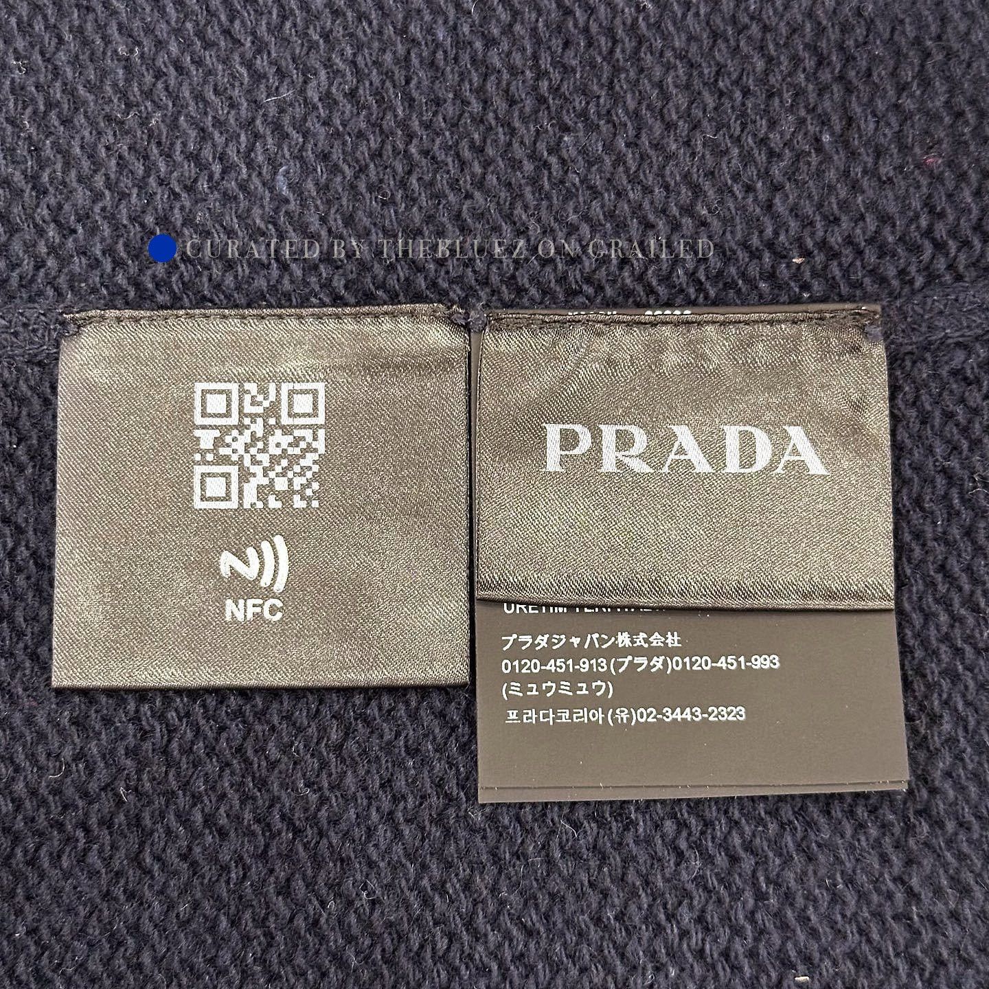 Prada Luxurious Wool Cashmere Black Sweater Size US L / EU 52-54 / 3 - 4 Thumbnail