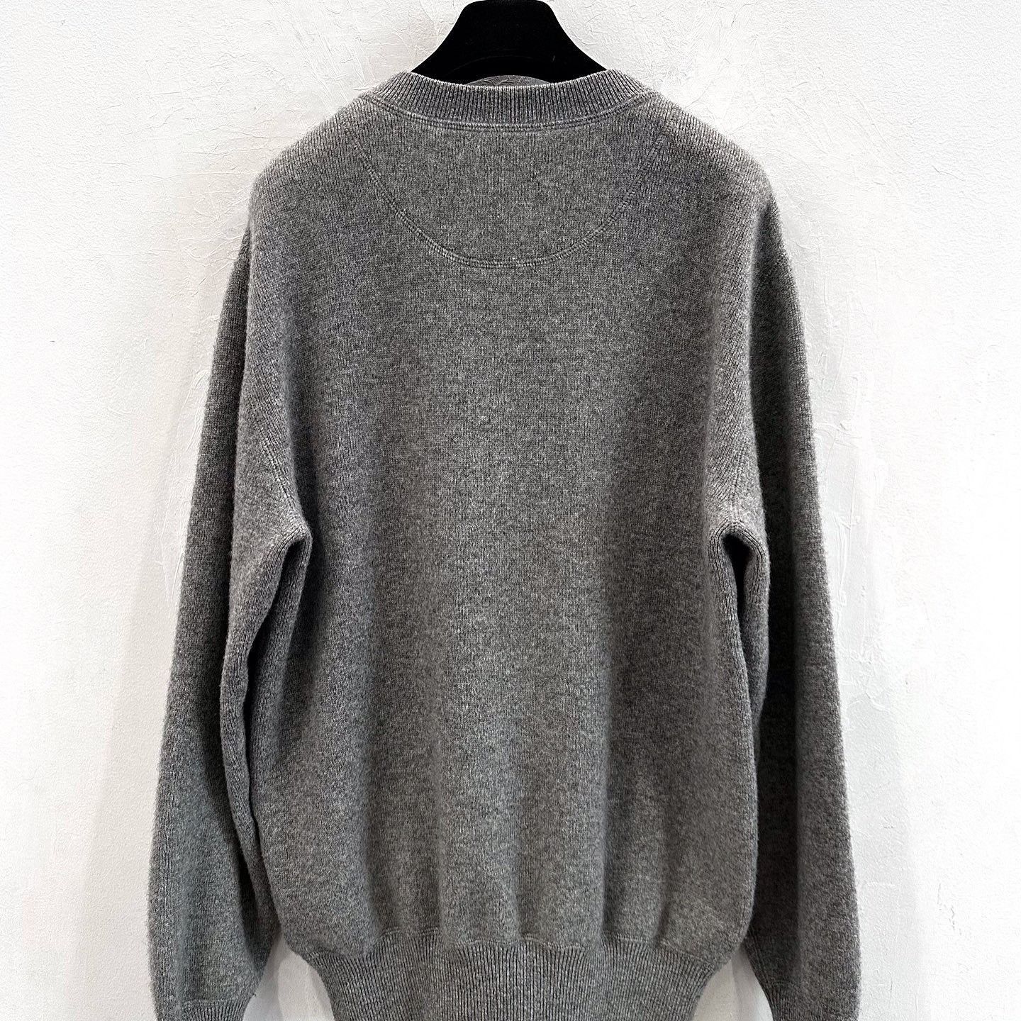 Prada Cashmere Crewneck Sweater in Gray Size US M / EU 48-50 / 2 - 2 Thumbnail
