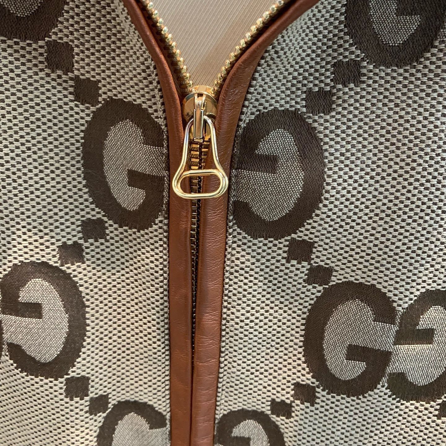 Gucci Monogram Canvas Bomber Jacket in Brown Size US L / EU 52-54 / 3 - 18 Thumbnail