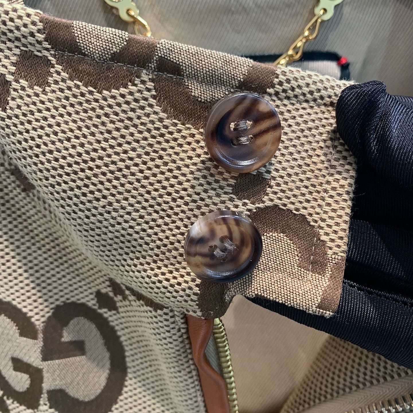 Gucci Monogram Canvas Bomber Jacket in Brown Size US L / EU 52-54 / 3 - 13 Thumbnail