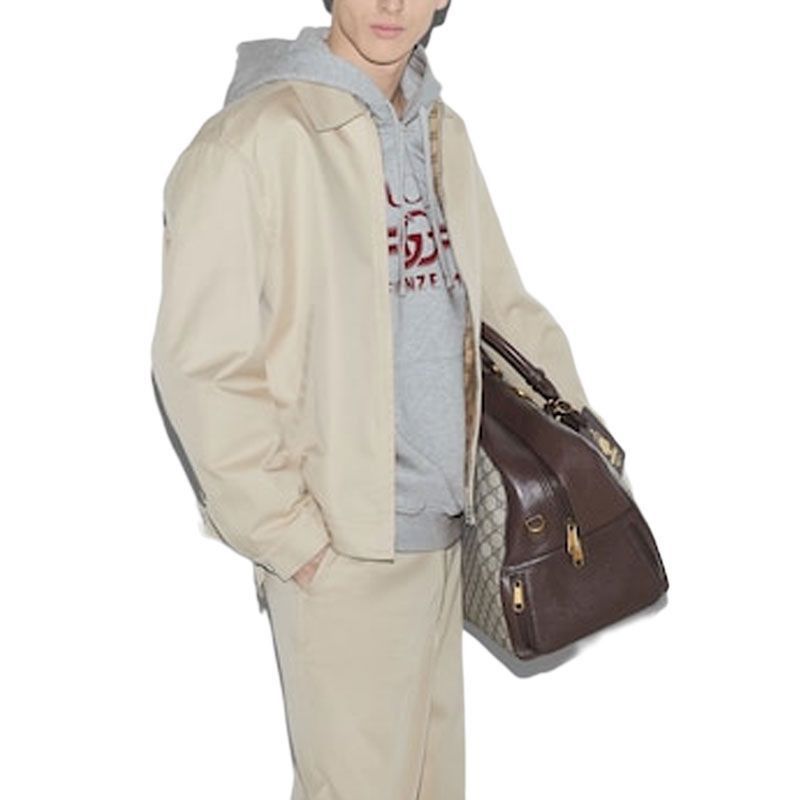 Gucci Firenze 1921 Logo Hoodie in Gray Size US XL / EU 56 / 4 - 9 Thumbnail