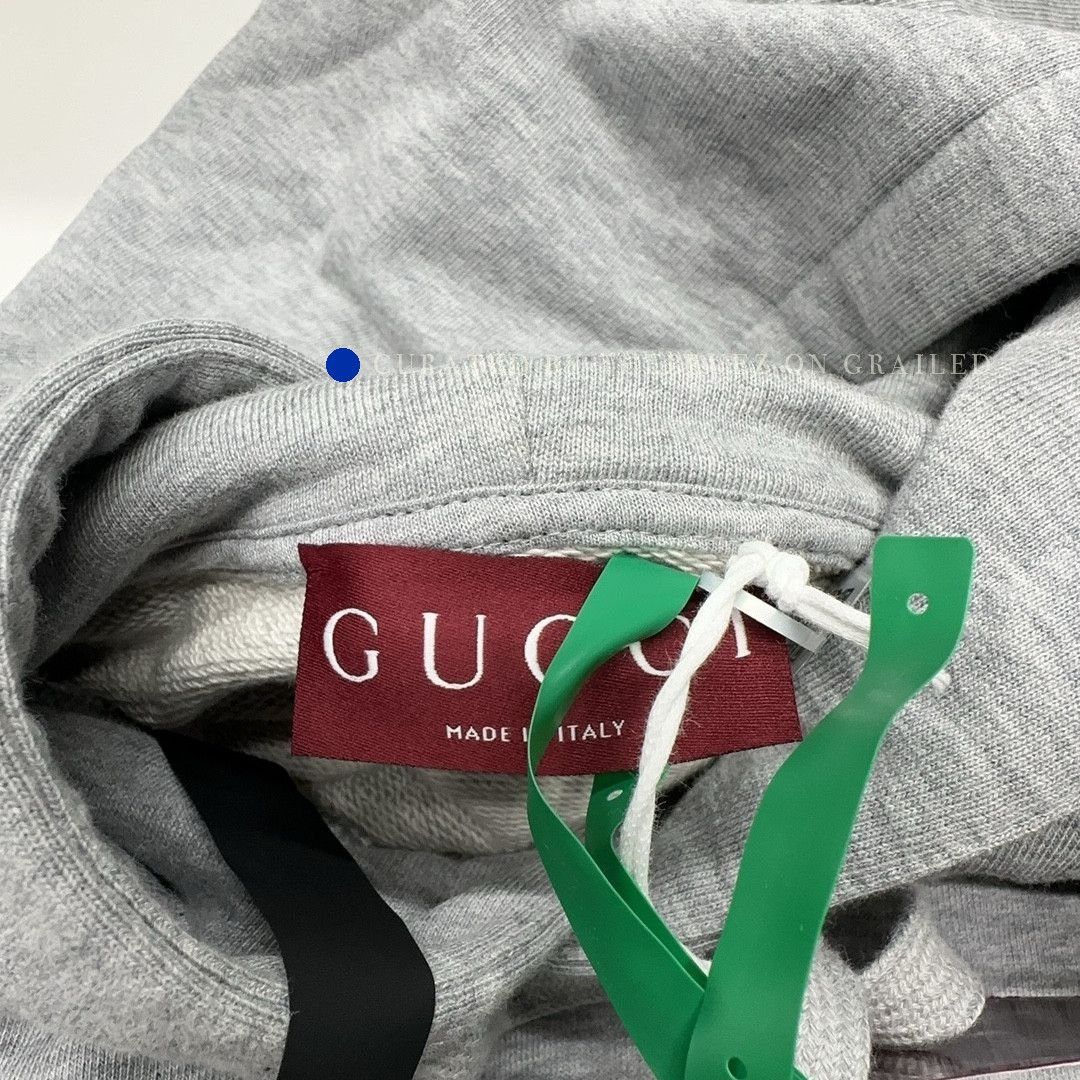 Gucci Firenze 1921 Logo Hoodie in Gray Size US XL / EU 56 / 4 - 5 Thumbnail