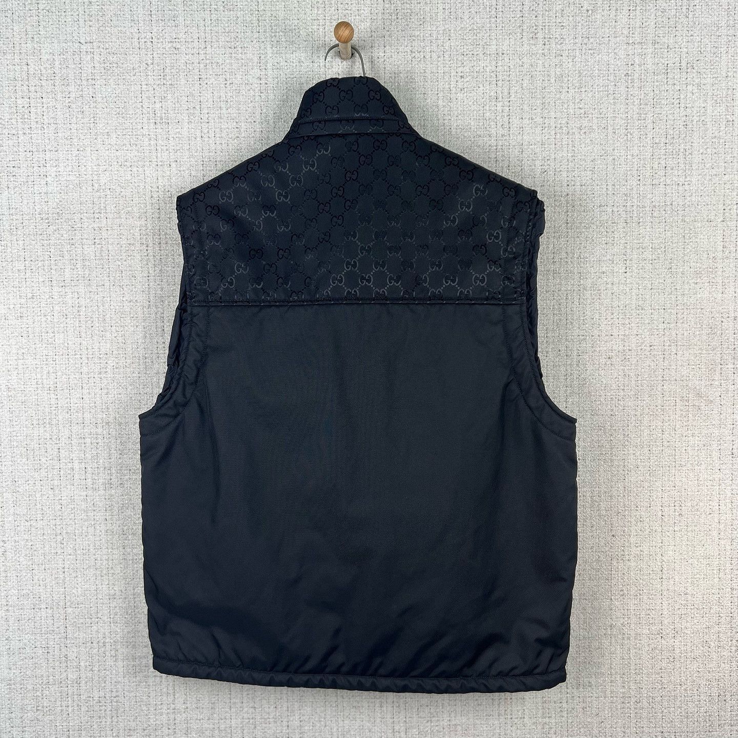 Gucci GG Monogram Nylon Vest in Black Size US M / EU 48-50 / 2 - 2 Thumbnail