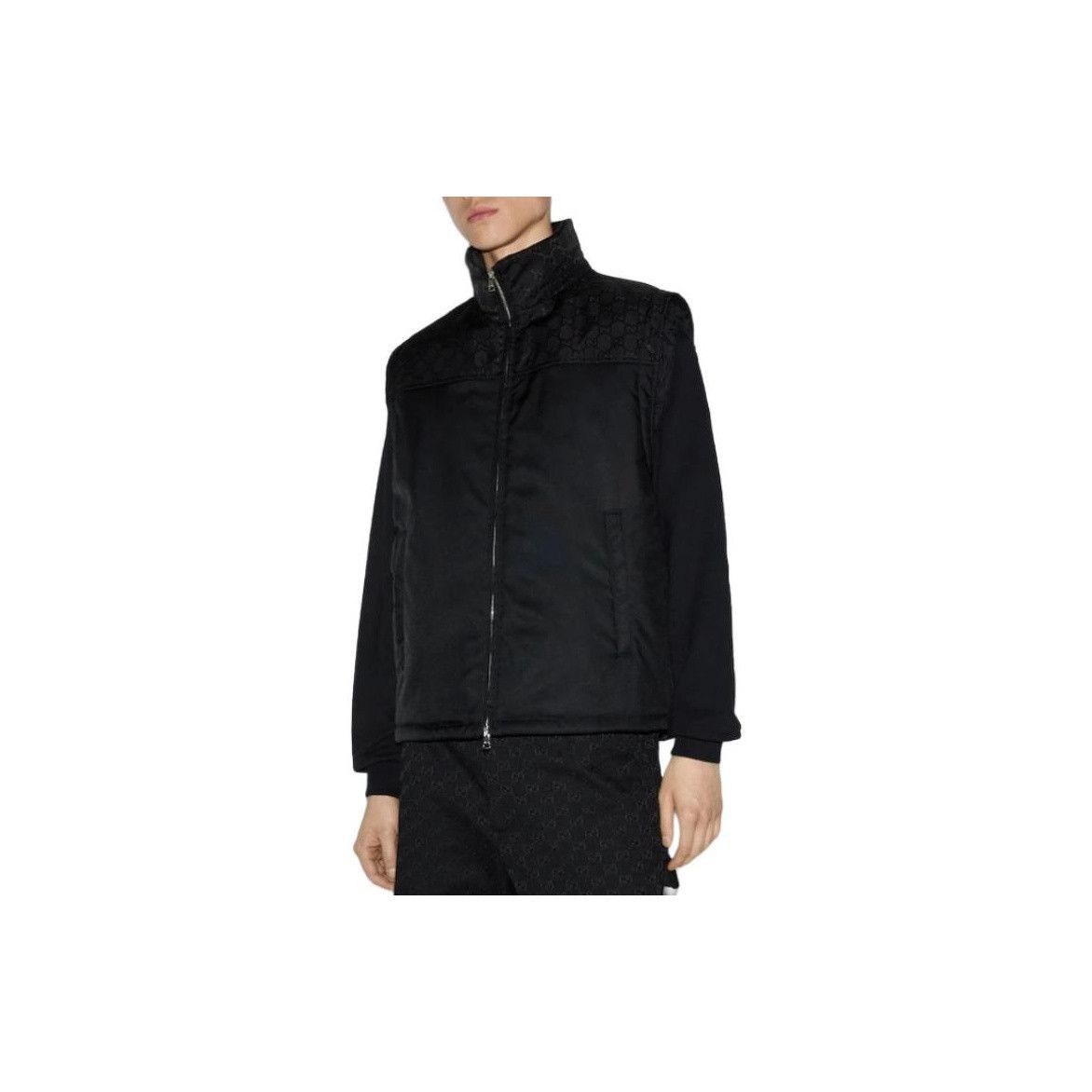 Gucci GG Monogram Nylon Vest in Black Size US M / EU 48-50 / 2 - 8 Thumbnail