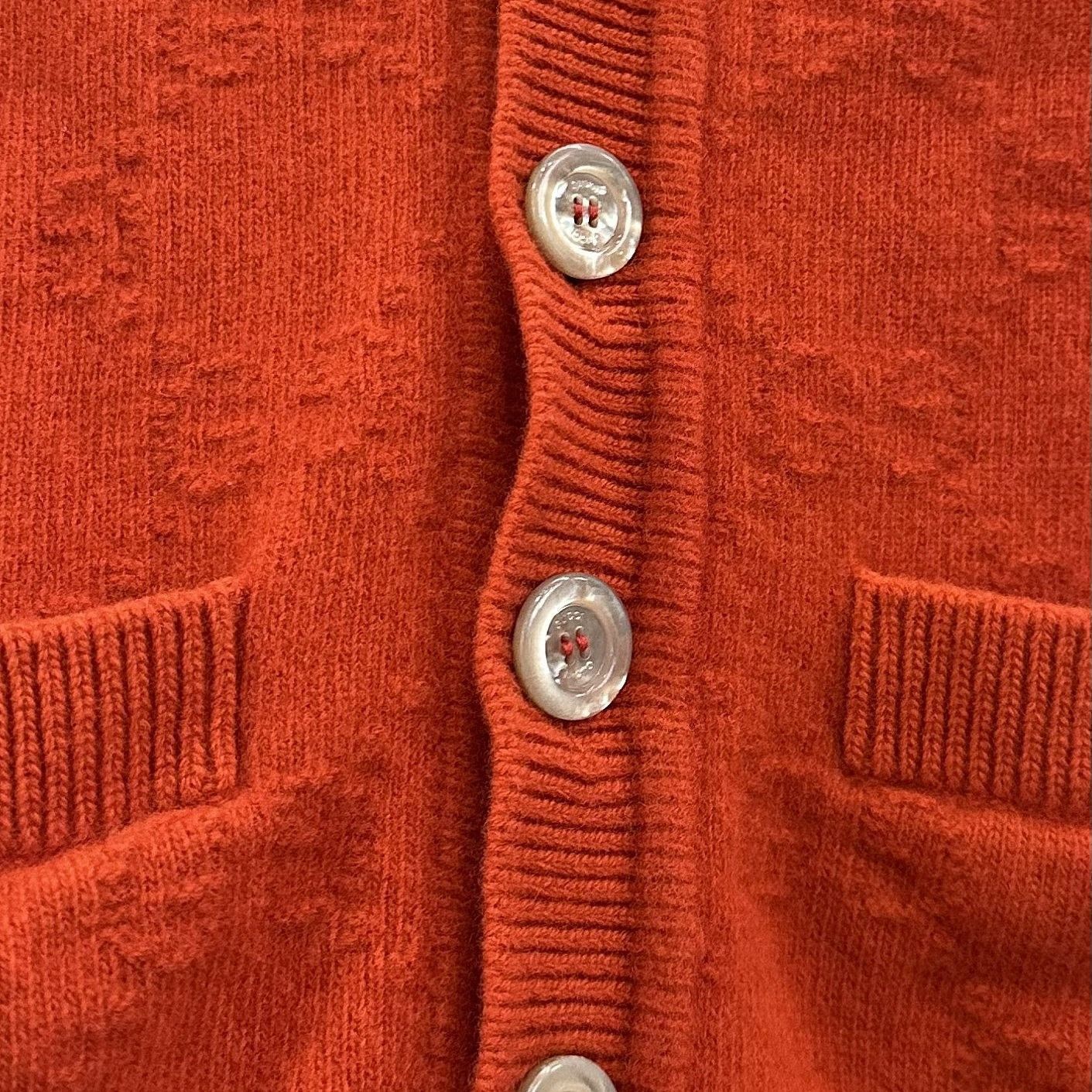 Gucci Orange Knit Vest with GG Pattern Size US XS / EU 42 / 0 - 8 Thumbnail