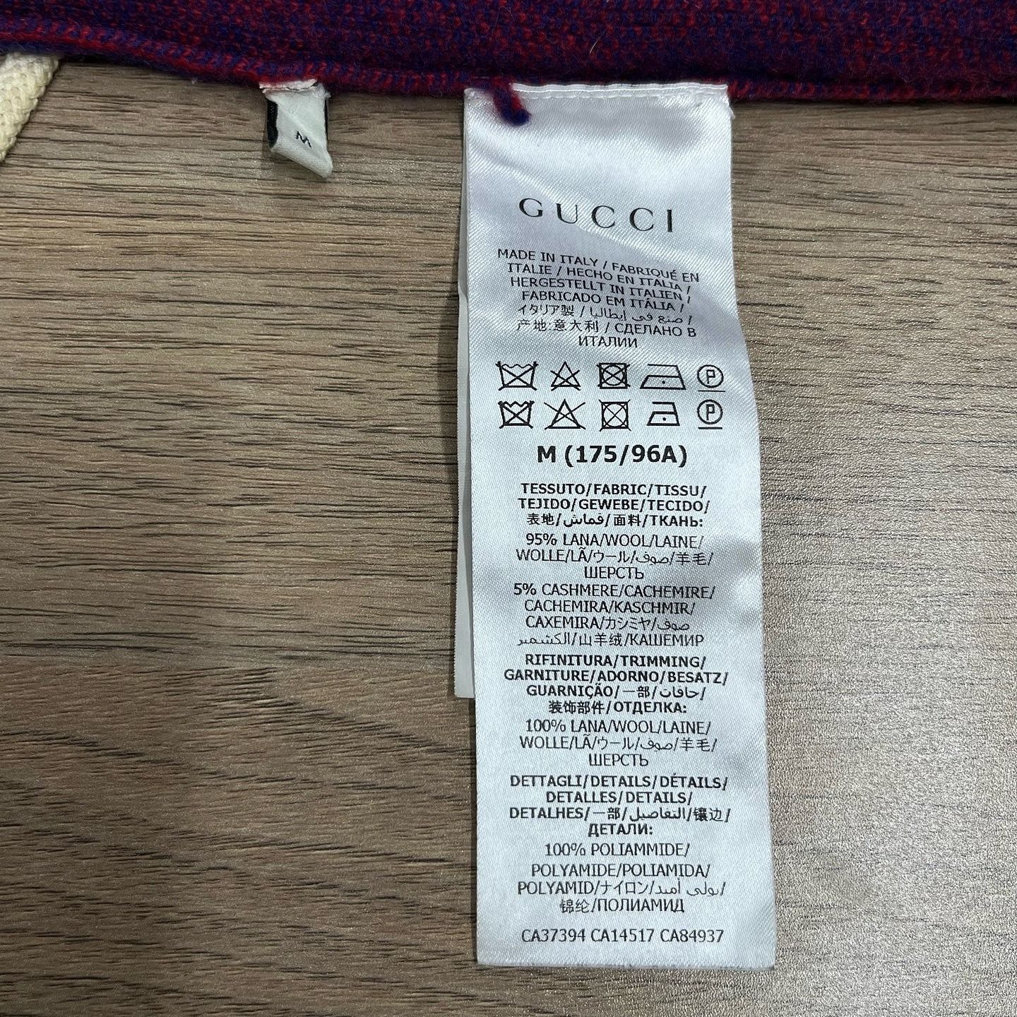 Gucci GG Jacquard Zip Hoodie in Blue Size US M / EU 48-50 / 2 - 4 Thumbnail