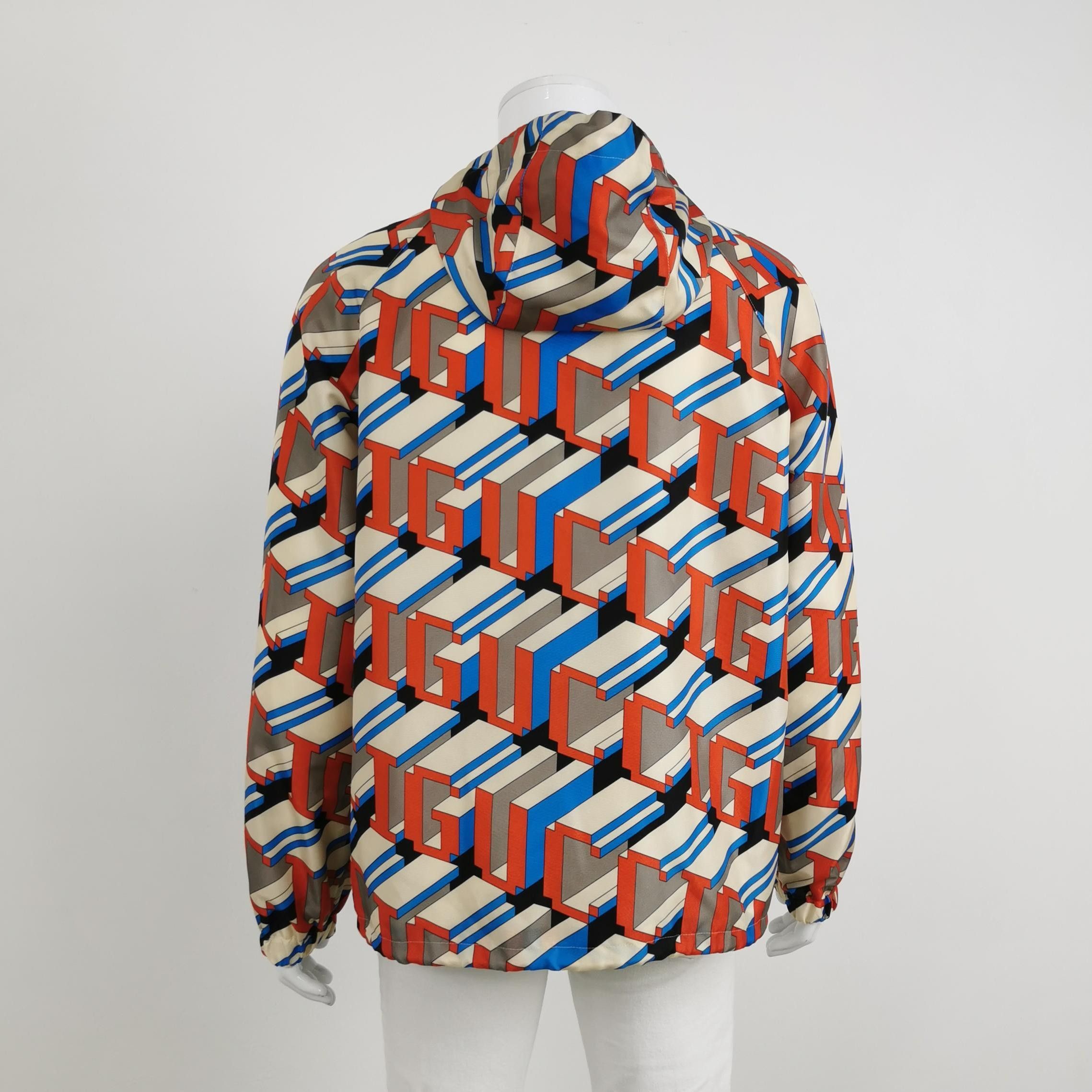 Gucci Geometric Logo Zip Jacket in Multi Size US S / EU 44-46 / 1 - 2 Thumbnail