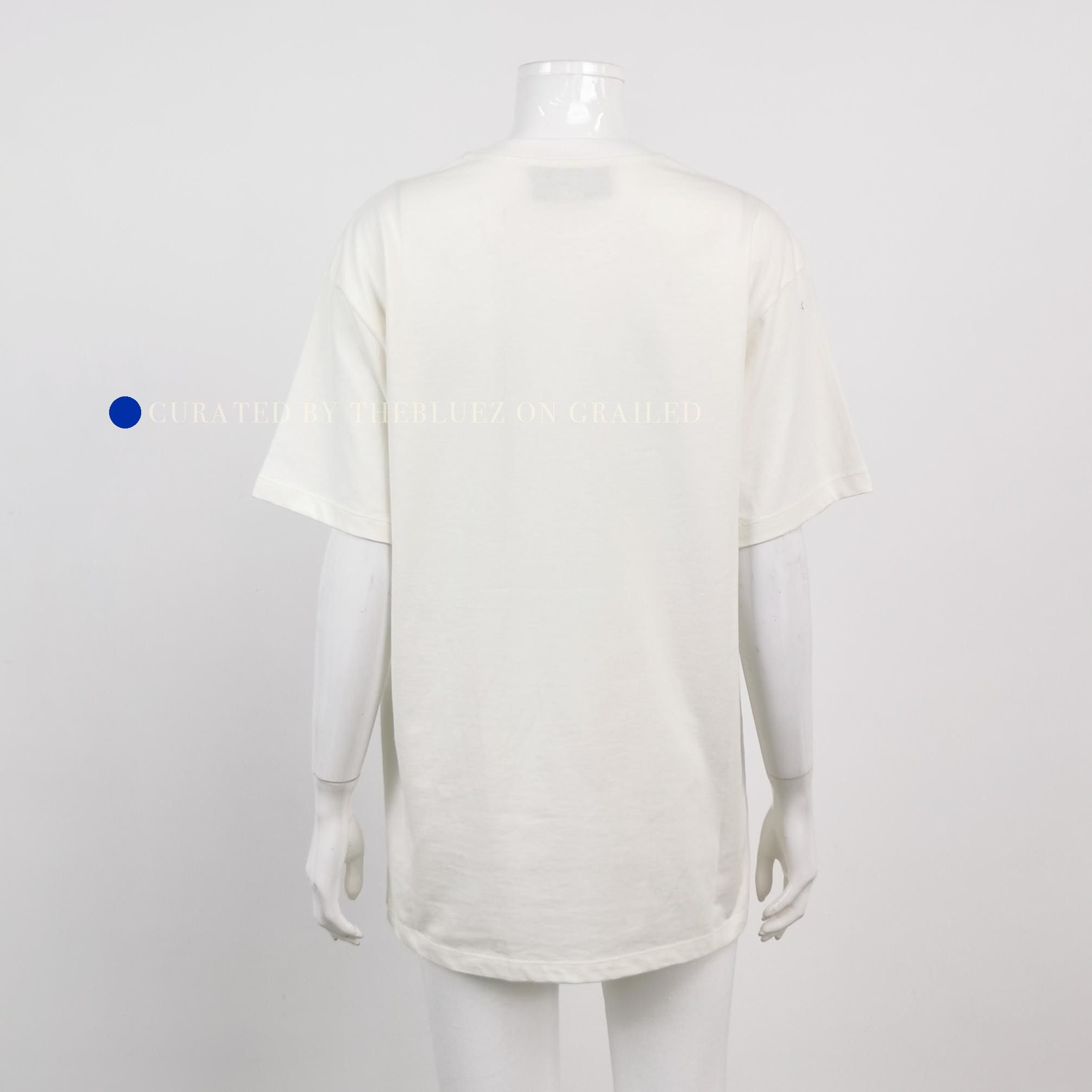 Gucci Extra Logo Star T-Shirt in White Size US XS / EU 42 / 0 - 2 Thumbnail