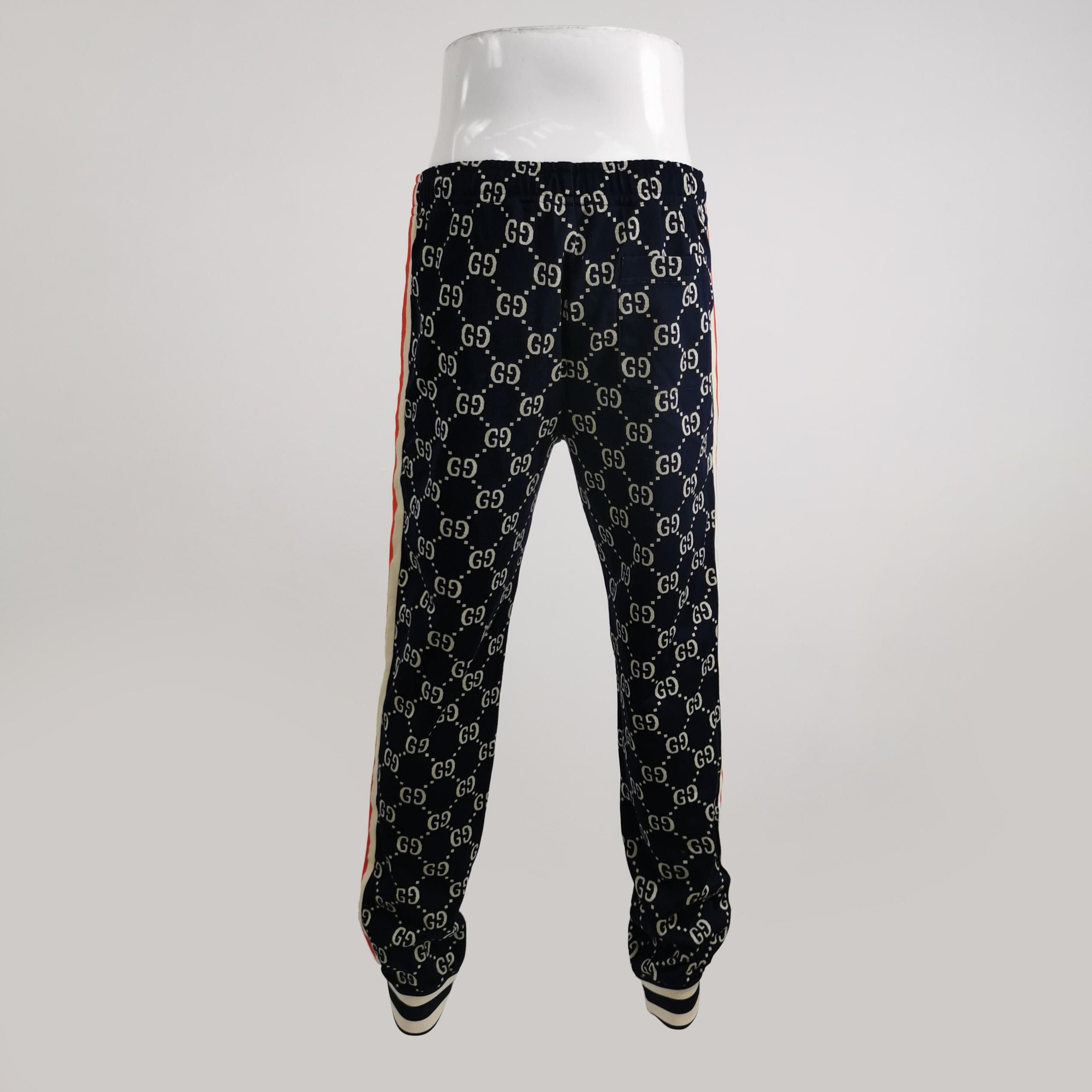 Gucci Stylish Blue Monogram Sweatpants Size US 32 / EU 48 - 2 Thumbnail