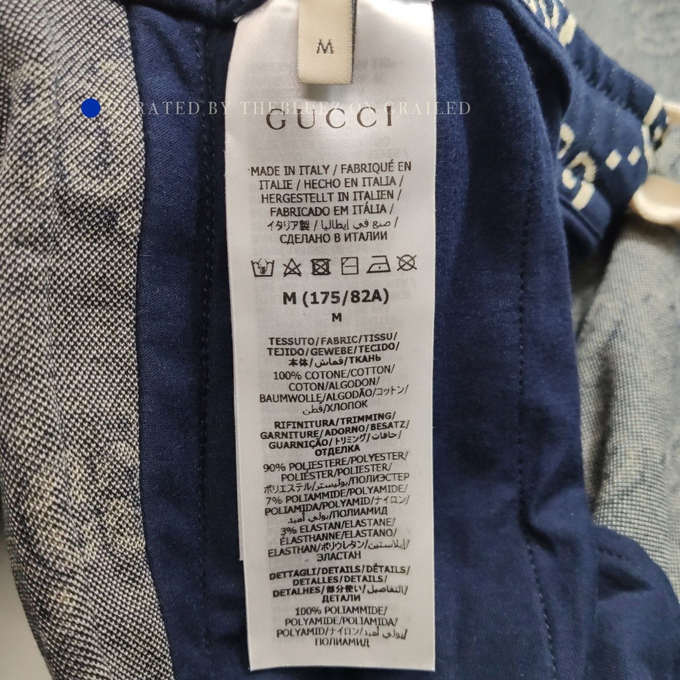 Gucci Stylish Blue Monogram Sweatpants Size US 32 / EU 48 - 6 Thumbnail