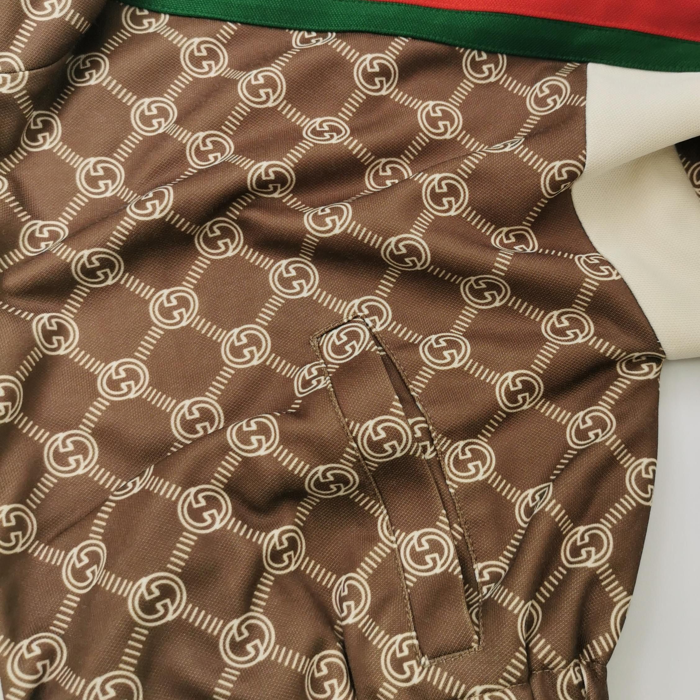 Gucci Brown Monogram Track Jacket in Size S Size US S / EU 44-46 / 1 - 3 Thumbnail