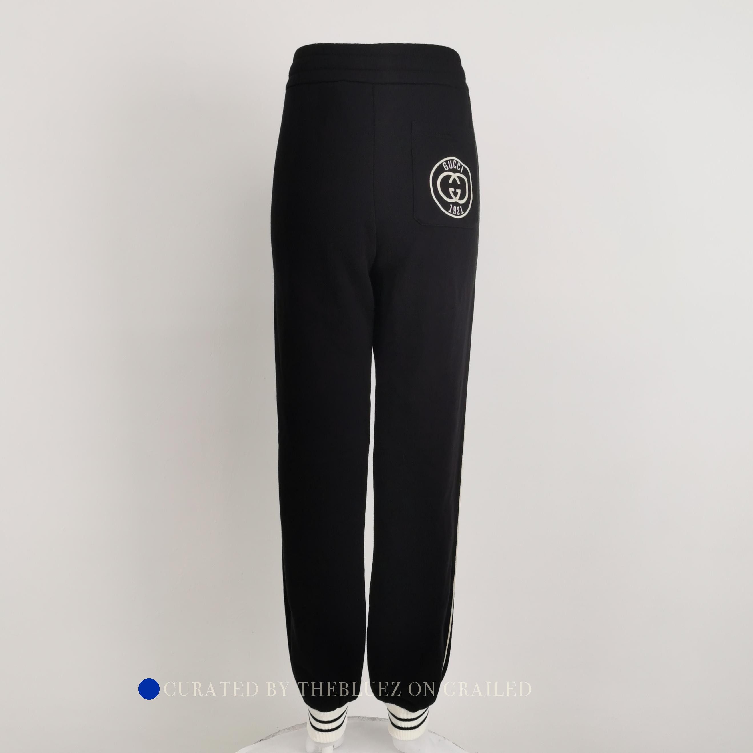 Gucci Black Logo Sweatpants in Size 32 Size US 32 / EU 48 - 2 Thumbnail