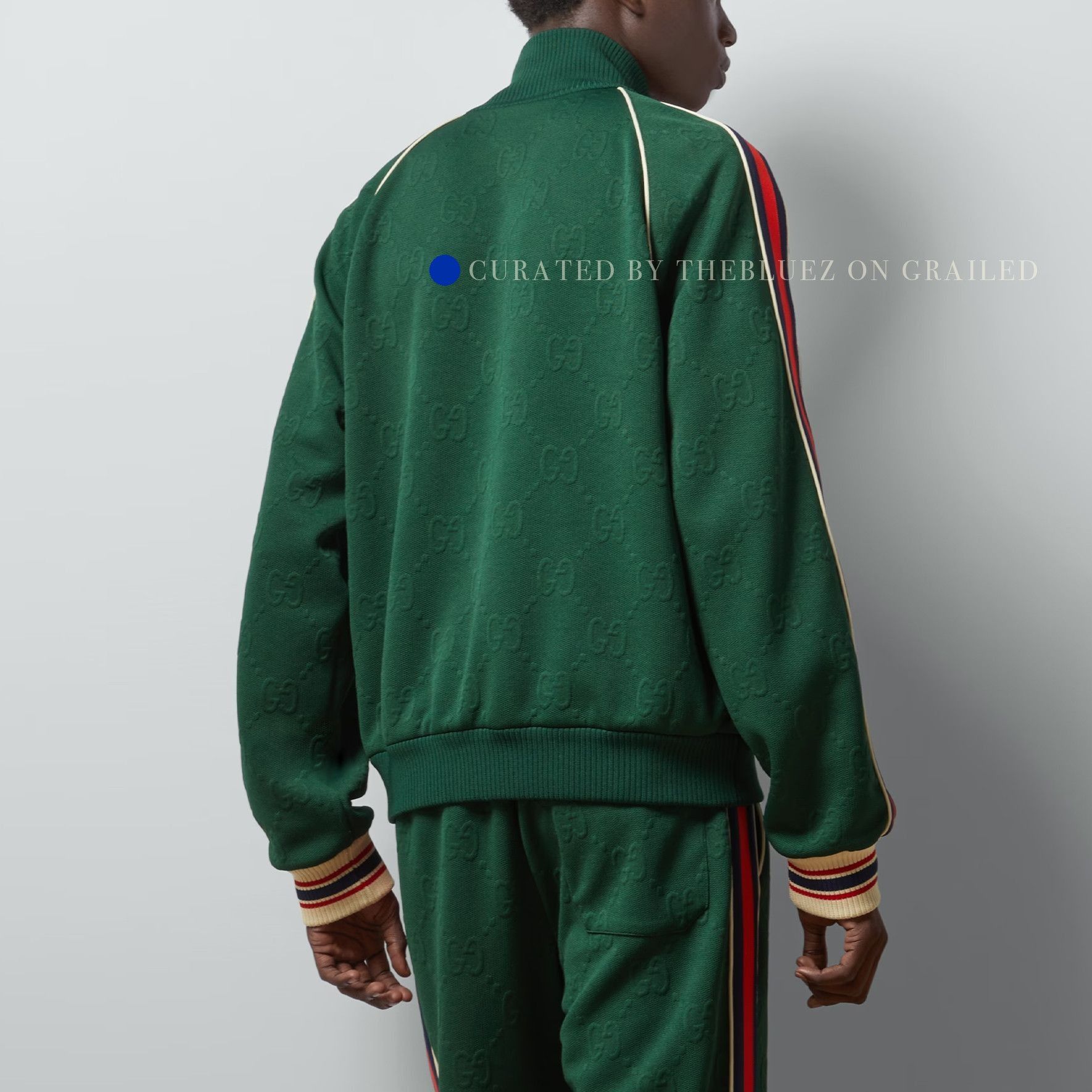 Gucci GG Jacquard Track Jacket in Green Size US XS / EU 42 / 0 - 10 Thumbnail