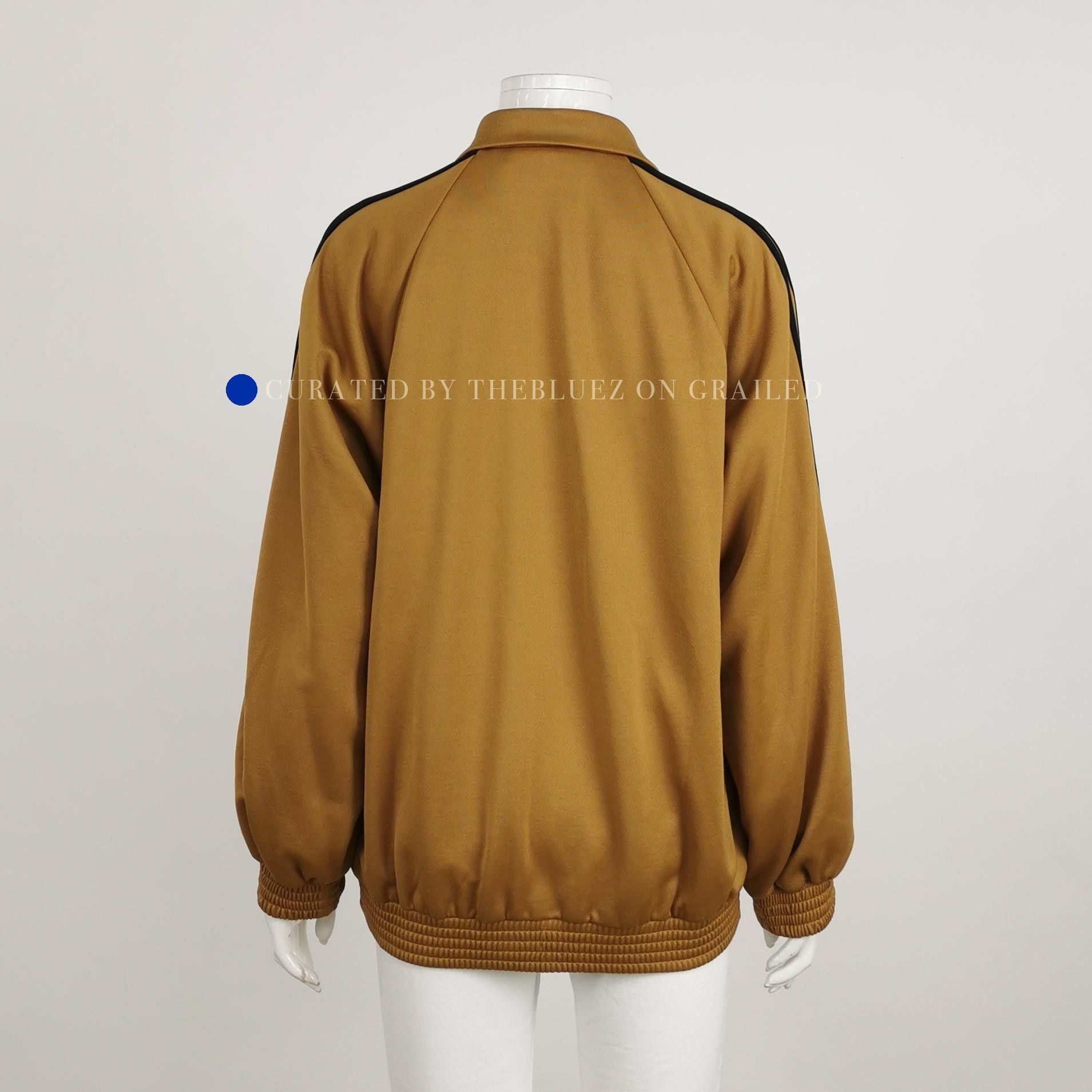 Gucci Brown Logo Track Jacket in Size S Size US S / EU 44-46 / 1 - 2 Thumbnail