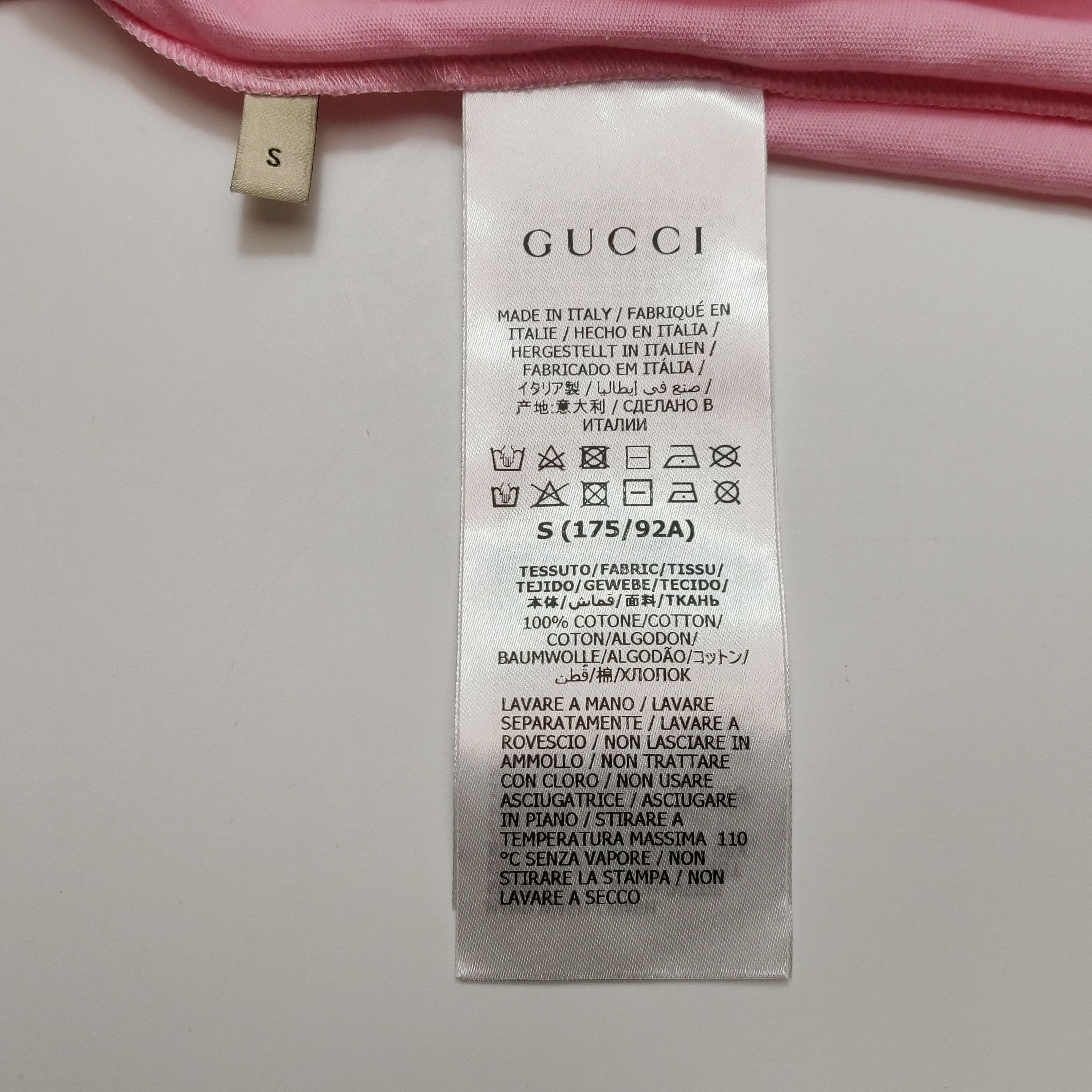 Gucci Graphic Star Tee in Pink Size US S / EU 44-46 / 1 - 7 Thumbnail