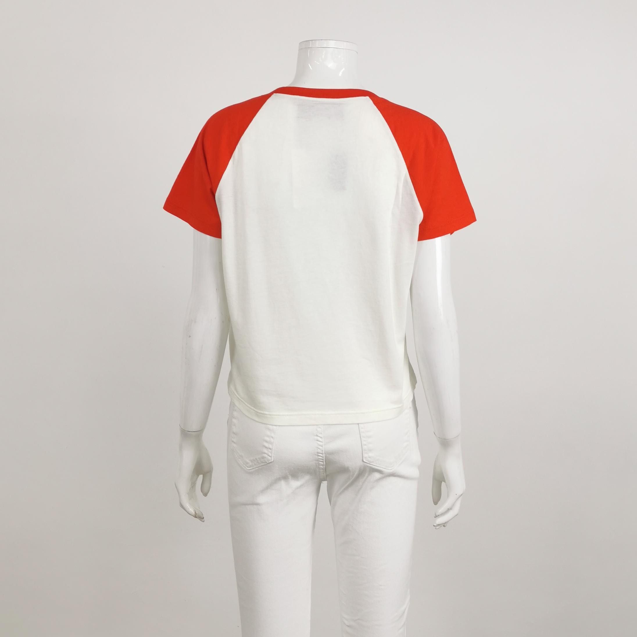 Gucci Strawberry Logo T-Shirt in White Size US L / EU 52-54 / 3 - 2 Thumbnail