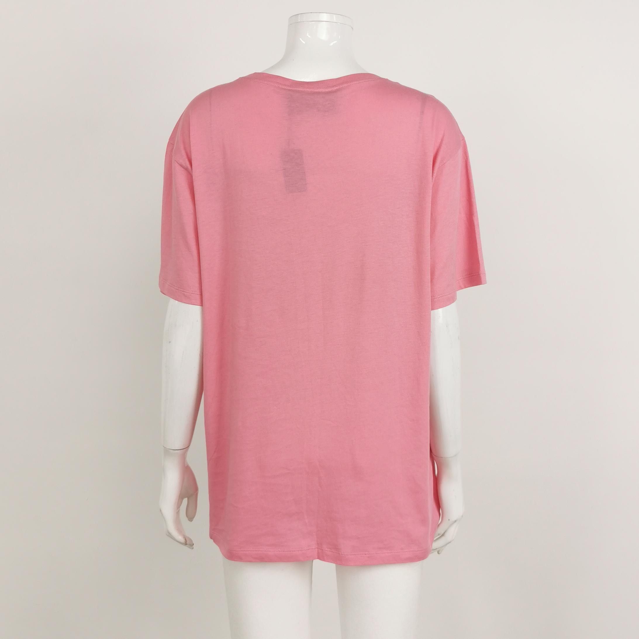 Gucci Disney Mickey Logo Pink T-Shirt Size US M / EU 48-50 / 2 - 2 Thumbnail