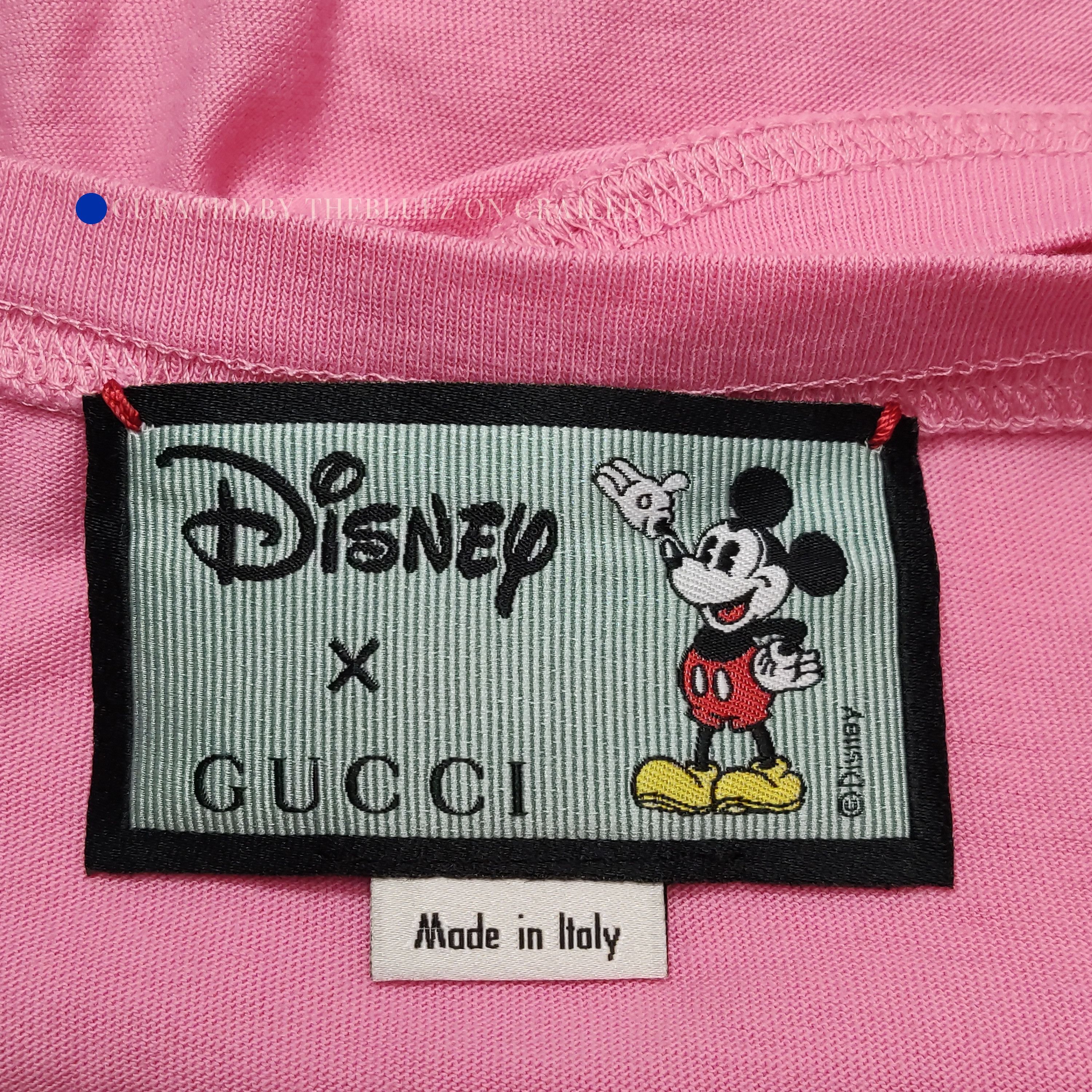 Gucci Disney Mickey Logo Pink T-Shirt Size US M / EU 48-50 / 2 - 4 Thumbnail