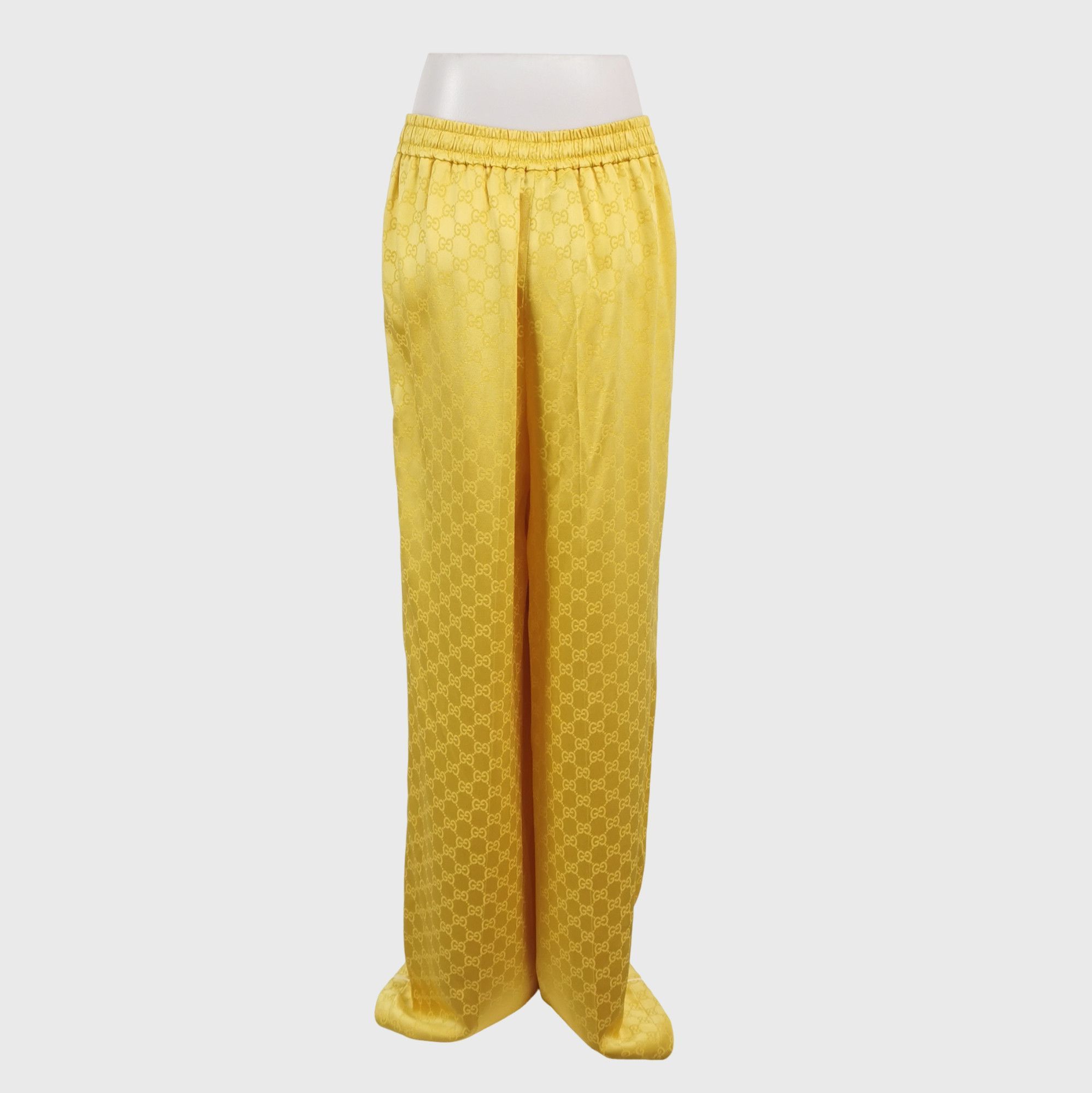 Gucci Stylish Yellow Monogram Trousers Size US 32 / EU 48 - 2 Thumbnail