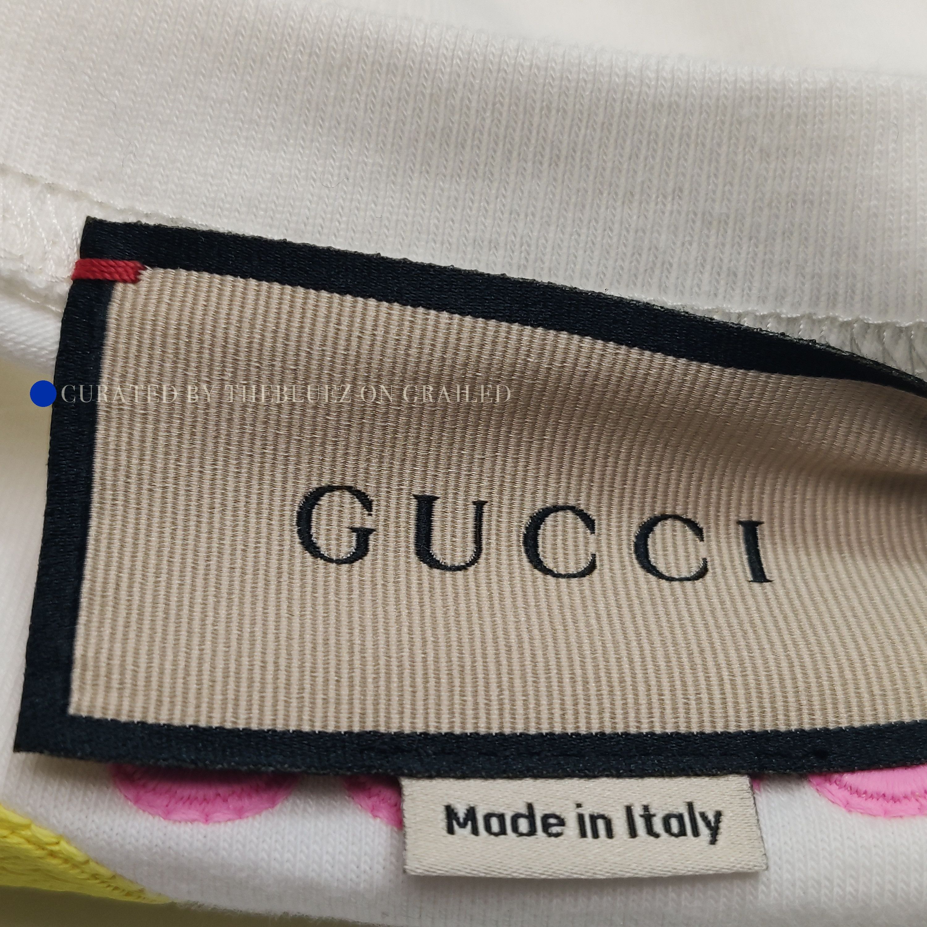 Gucci Graphic White T-Shirt with Monday Print Size US M / EU 48-50 / 2 - 5 Thumbnail