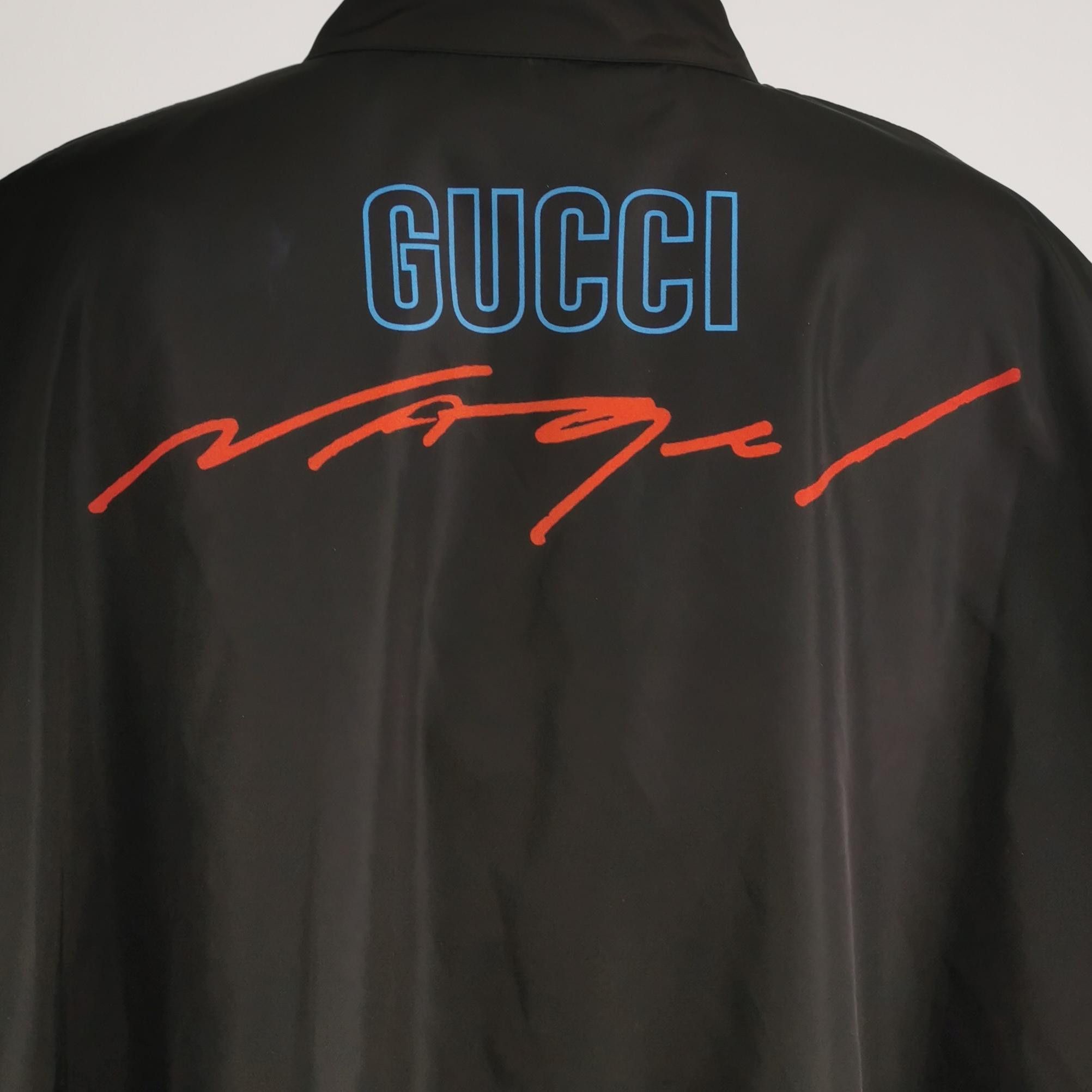 Gucci Graphic Print Logo Light Jacket Size US M / EU 48-50 / 2 - 3 Thumbnail