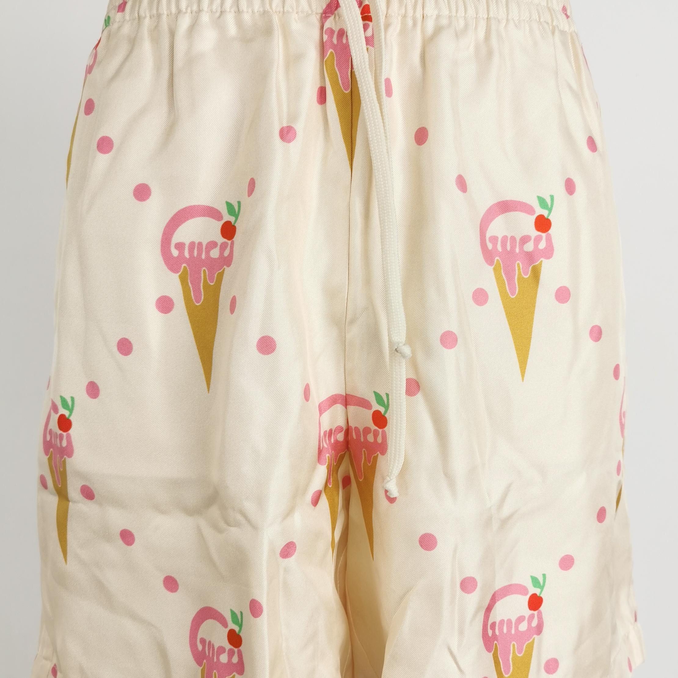 Gucci Ice Cream Print Shorts in Beige Size US 28 / EU 44 - 3 Thumbnail