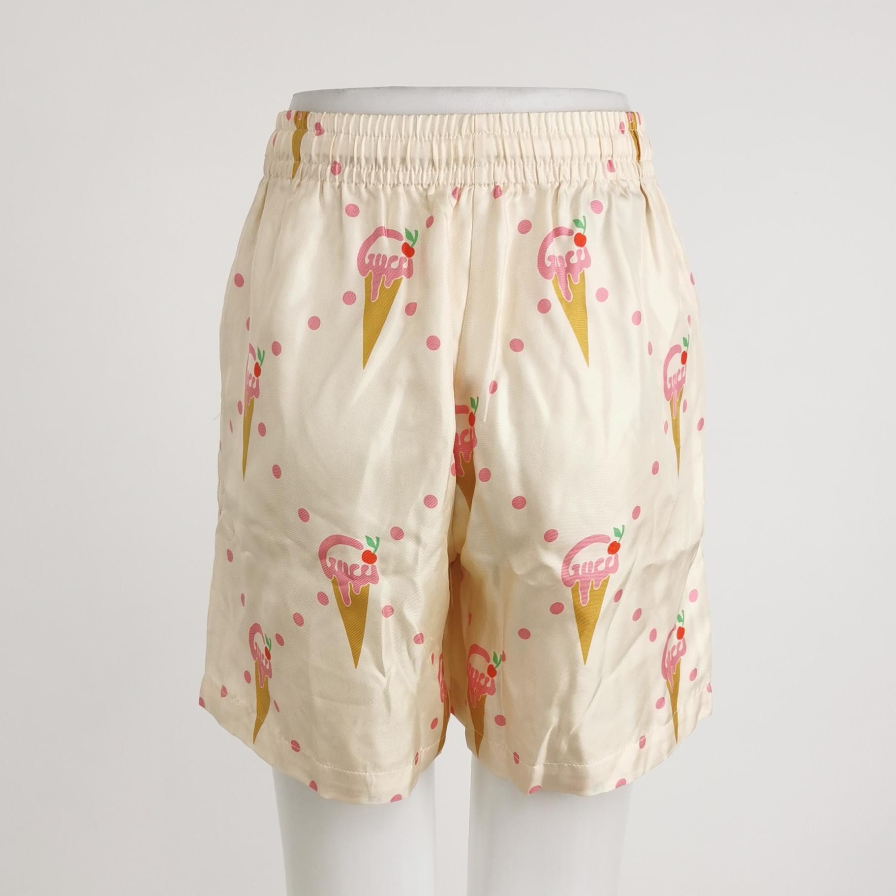Gucci Ice Cream Print Shorts in Beige Size US 28 / EU 44 - 2 Thumbnail