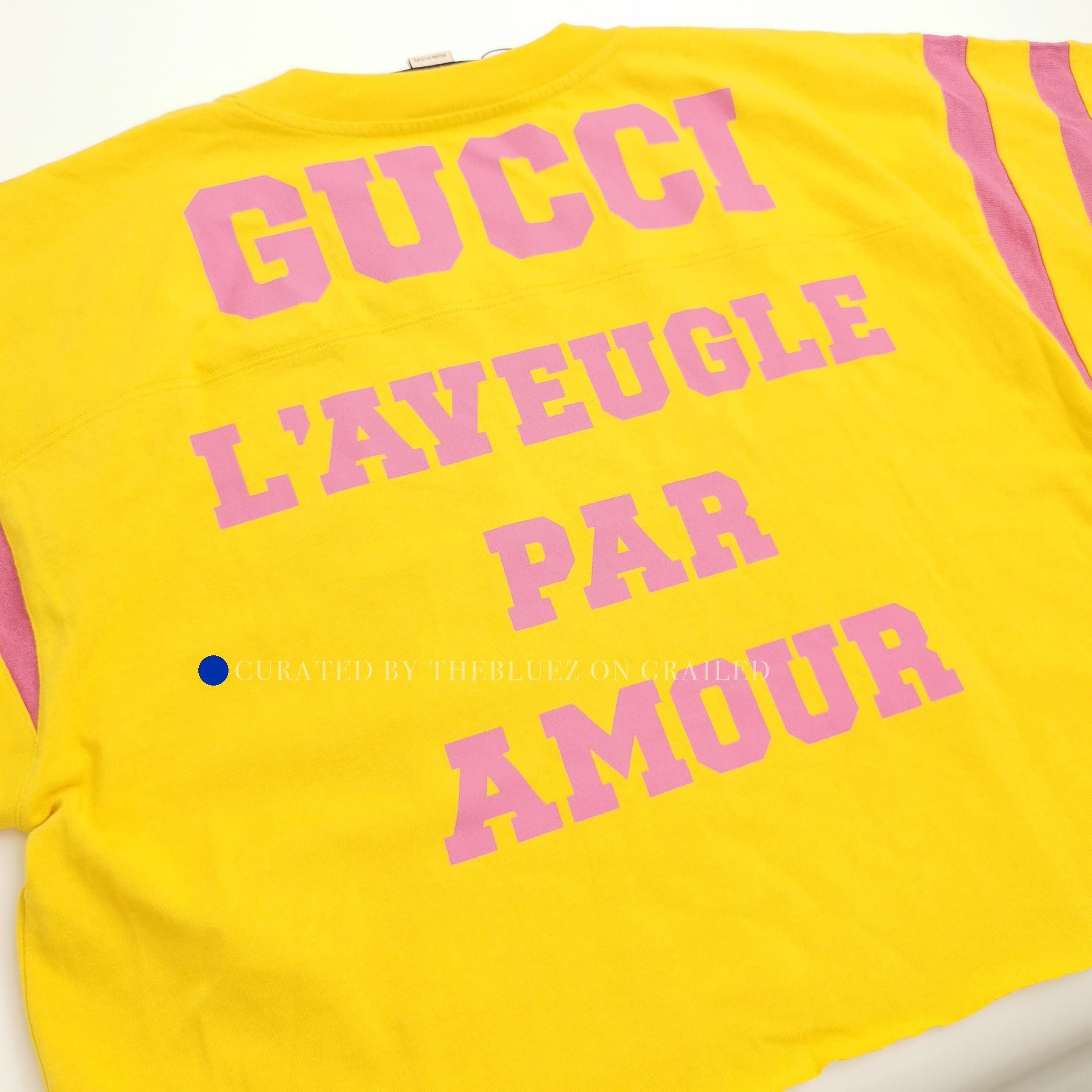 Gucci L'Aveugle Par Amour Graphic Tee Size US S / EU 44-46 / 1 - 3 Thumbnail