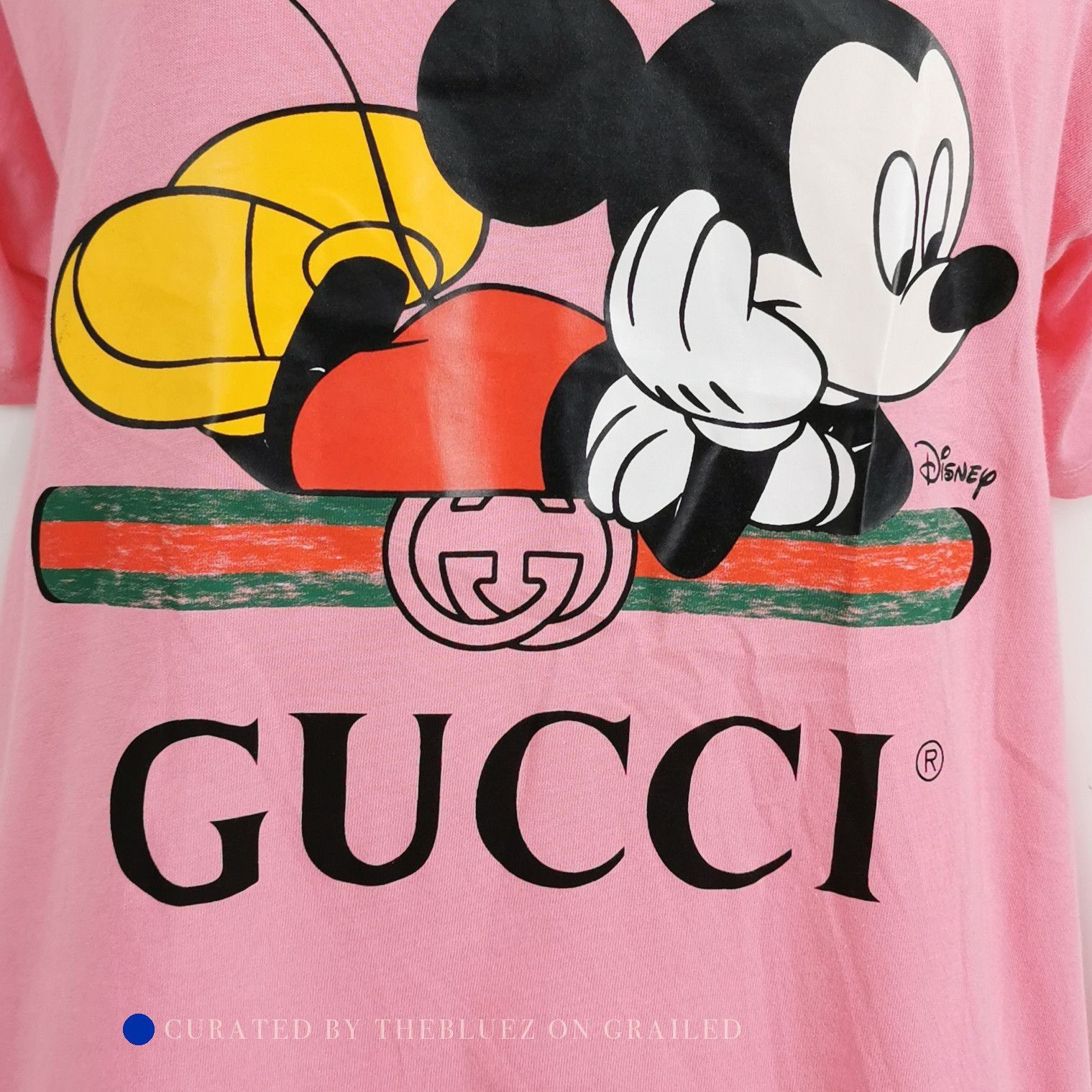 Gucci Mickey Graphic T-Shirt in Pink Size US M / EU 48-50 / 2 - 3 Thumbnail