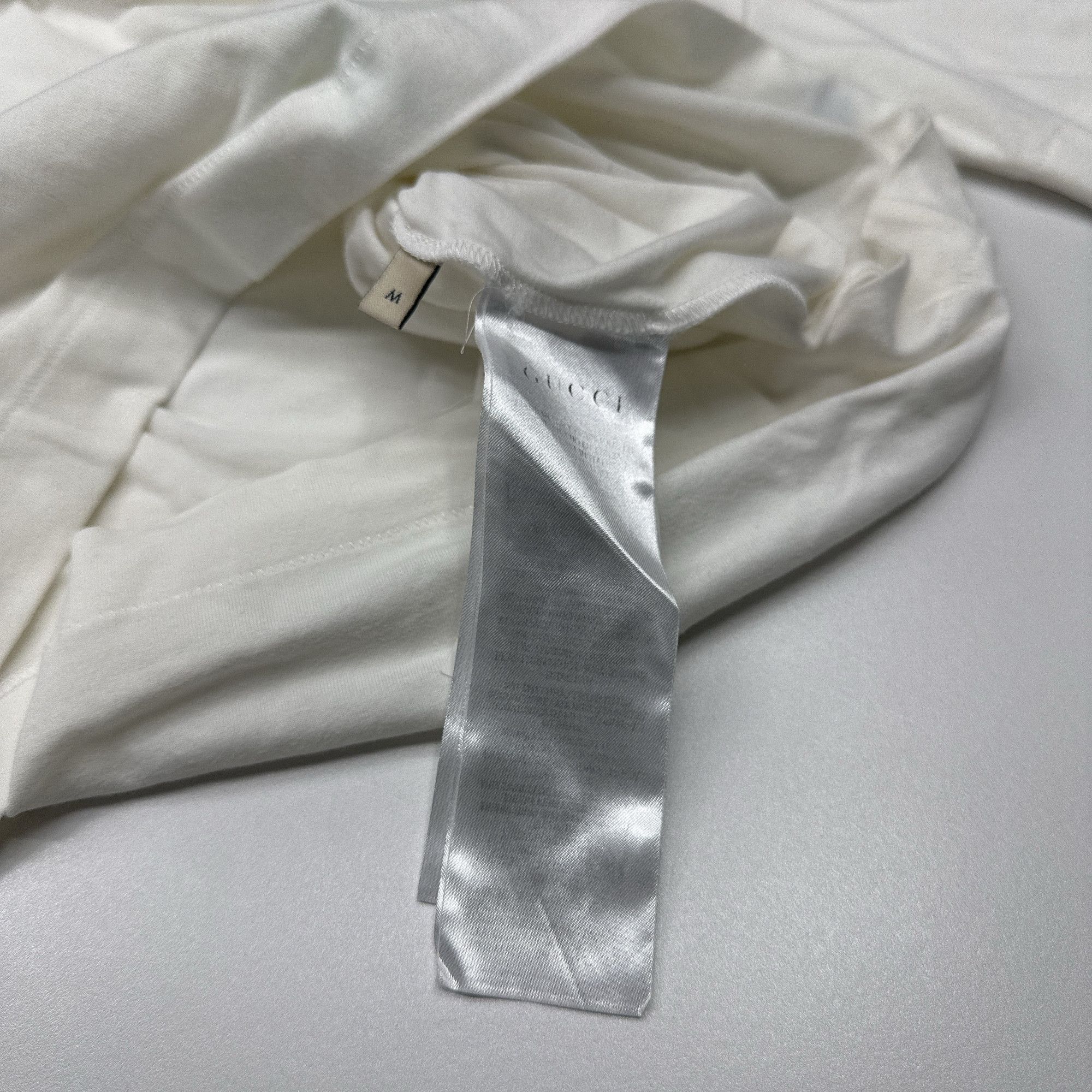 Gucci Adidas x Gucci Logo Tee in White Size US M / EU 48-50 / 2 - 4 Thumbnail
