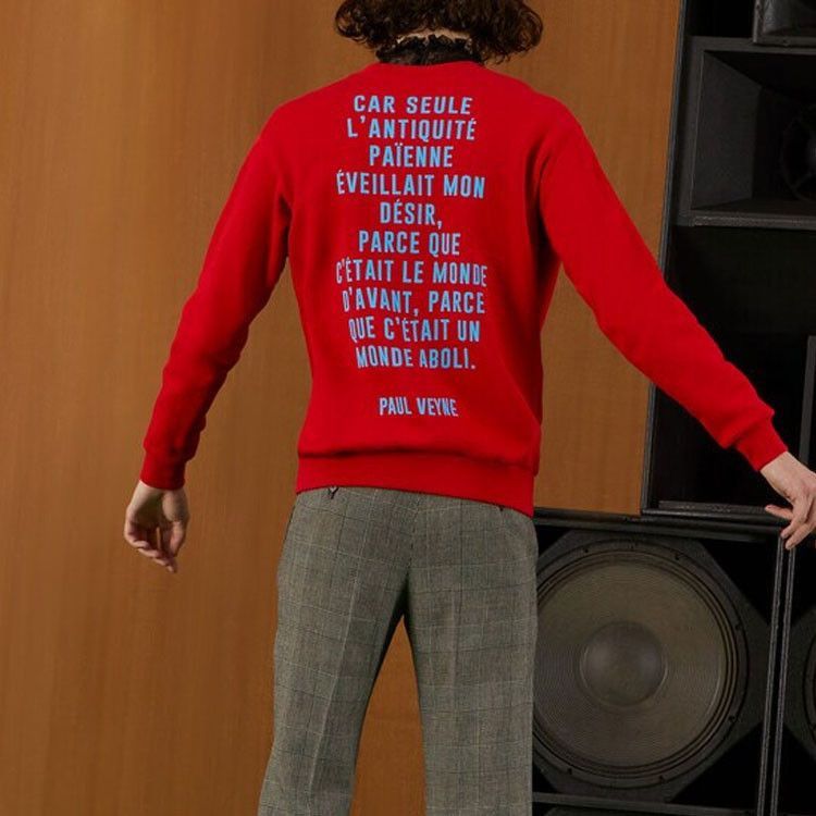 Gucci Graphic Sweatshirt with Humphrey Bogart Design Size US M / EU 48-50 / 2 - 10 Thumbnail