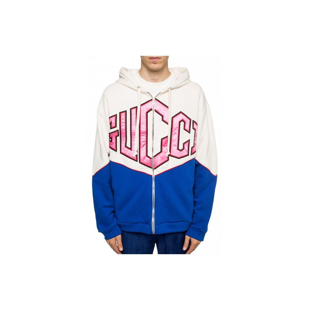 Gucci Colorblock Zip Up Hoodie in Multi Size US M / EU 48-50 / 2 - 5 Thumbnail
