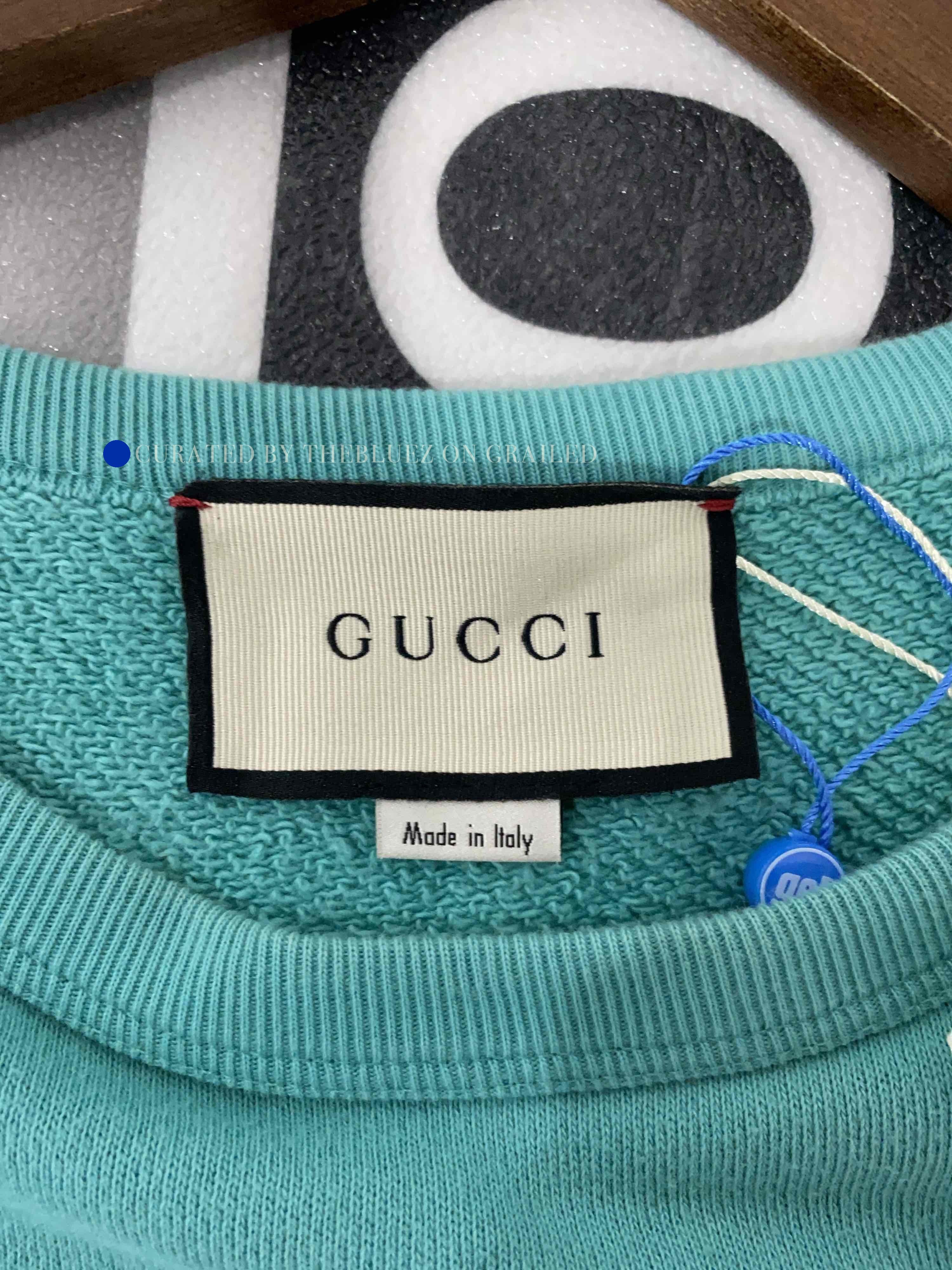 Gucci Blind For Love Green Sweatshirt Size US XS / EU 42 / 0 - 3 Thumbnail