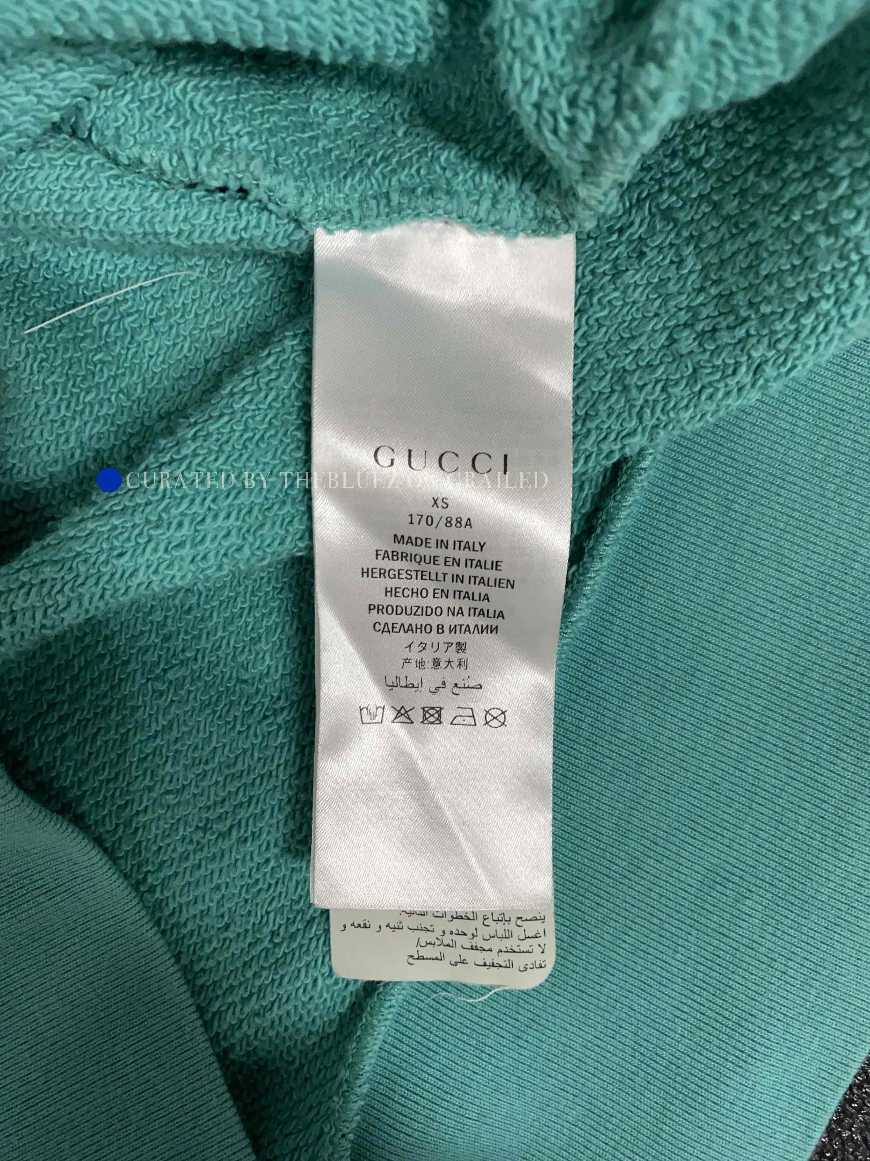 Gucci Blind For Love Green Sweatshirt Size US XS / EU 42 / 0 - 4 Thumbnail
