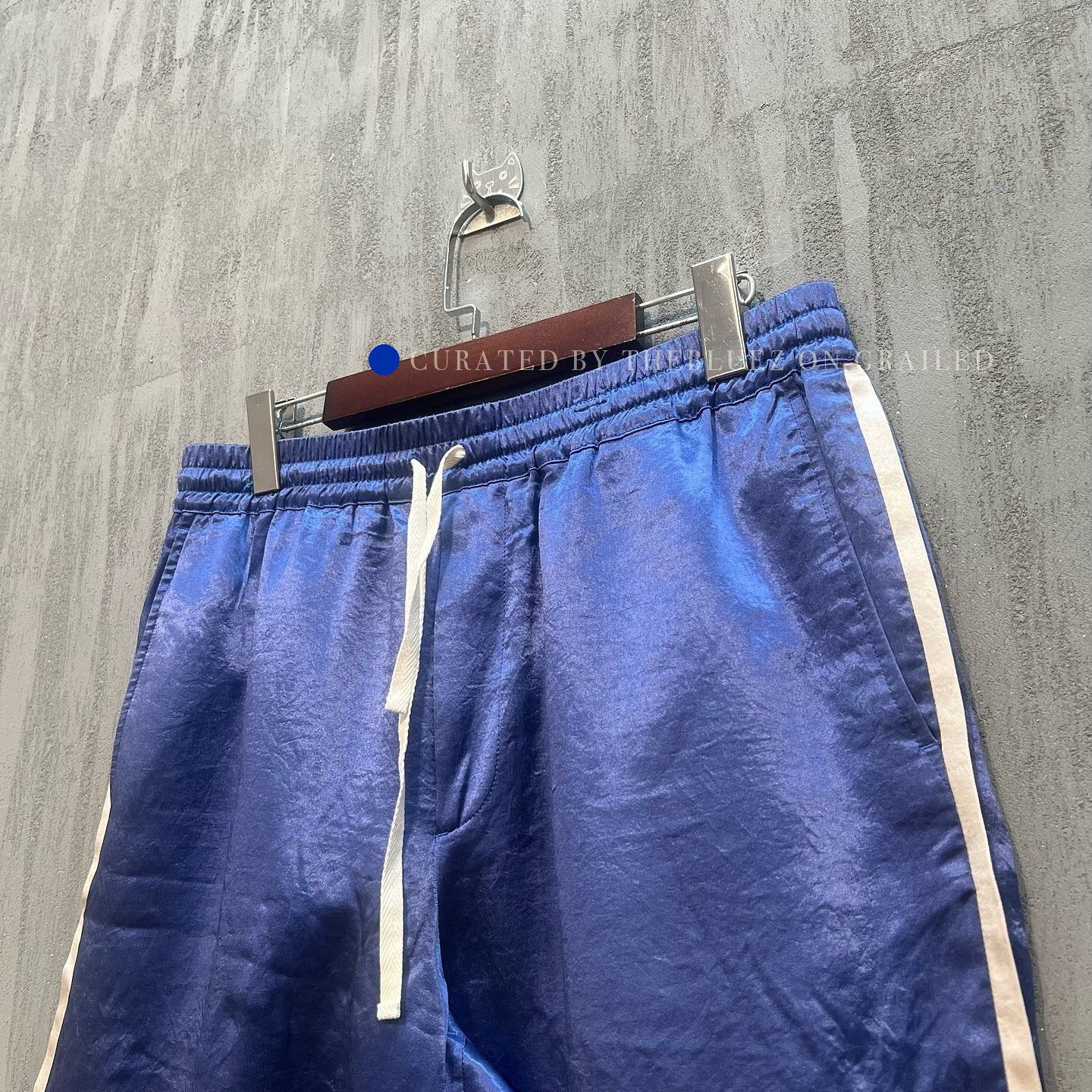 Gucci Satin Stripe Blue Shorts in Size 34 Size US 34 / EU 50 - 5 Thumbnail