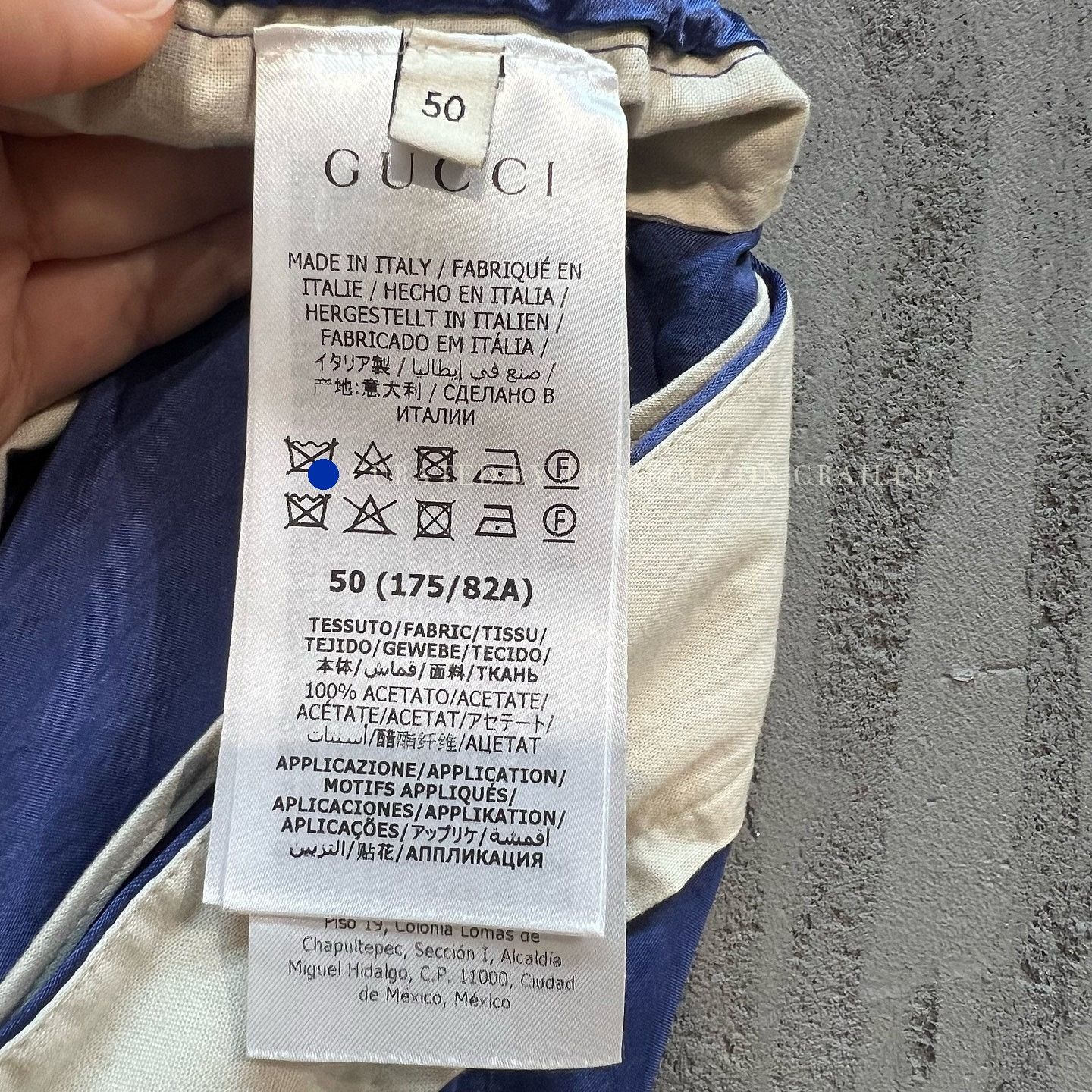 Gucci Satin Stripe Blue Shorts in Size 34 Size US 34 / EU 50 - 4 Thumbnail