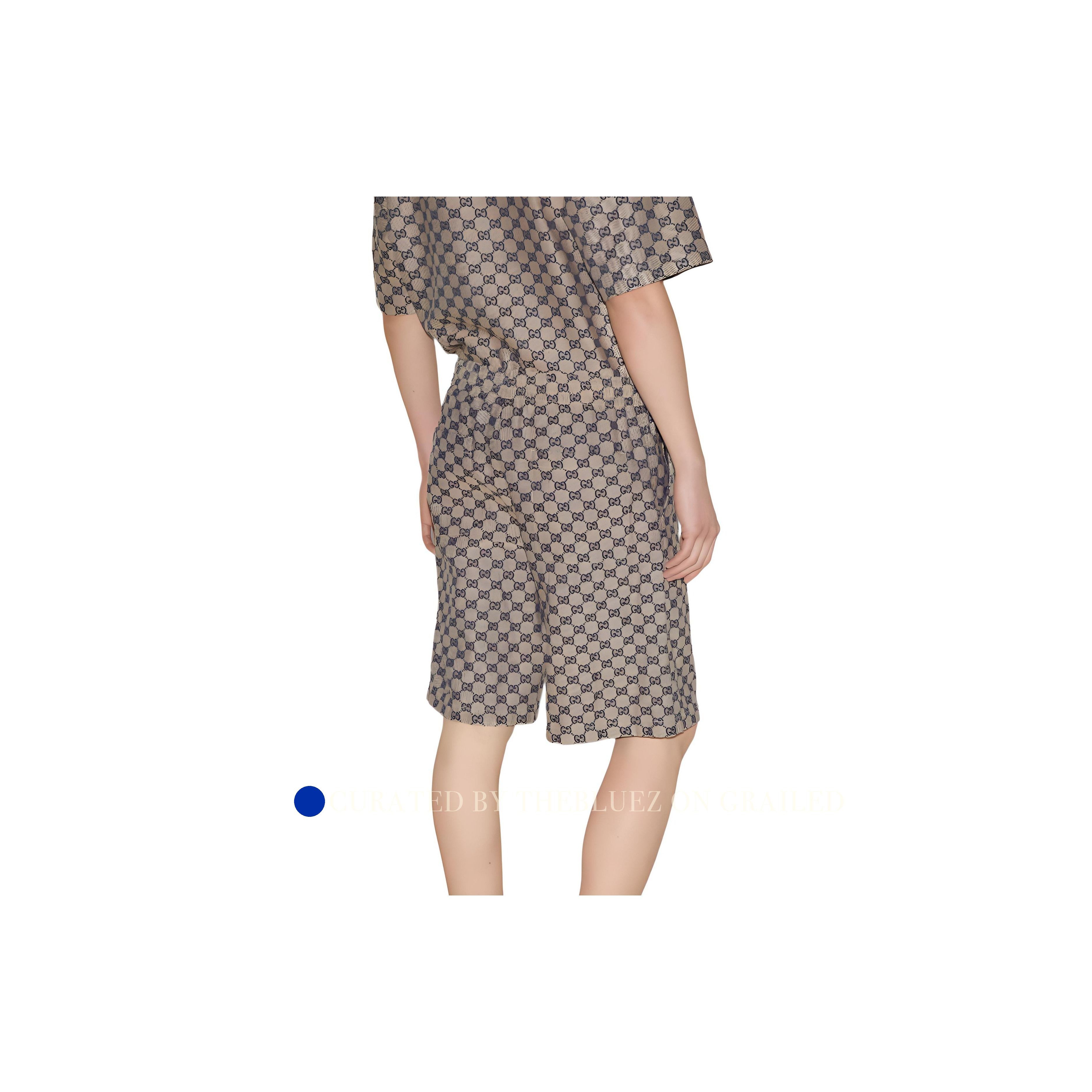 Gucci Beige GG Monogram Shorts in Size 30 Size US 30 / EU 46 - 7 Thumbnail