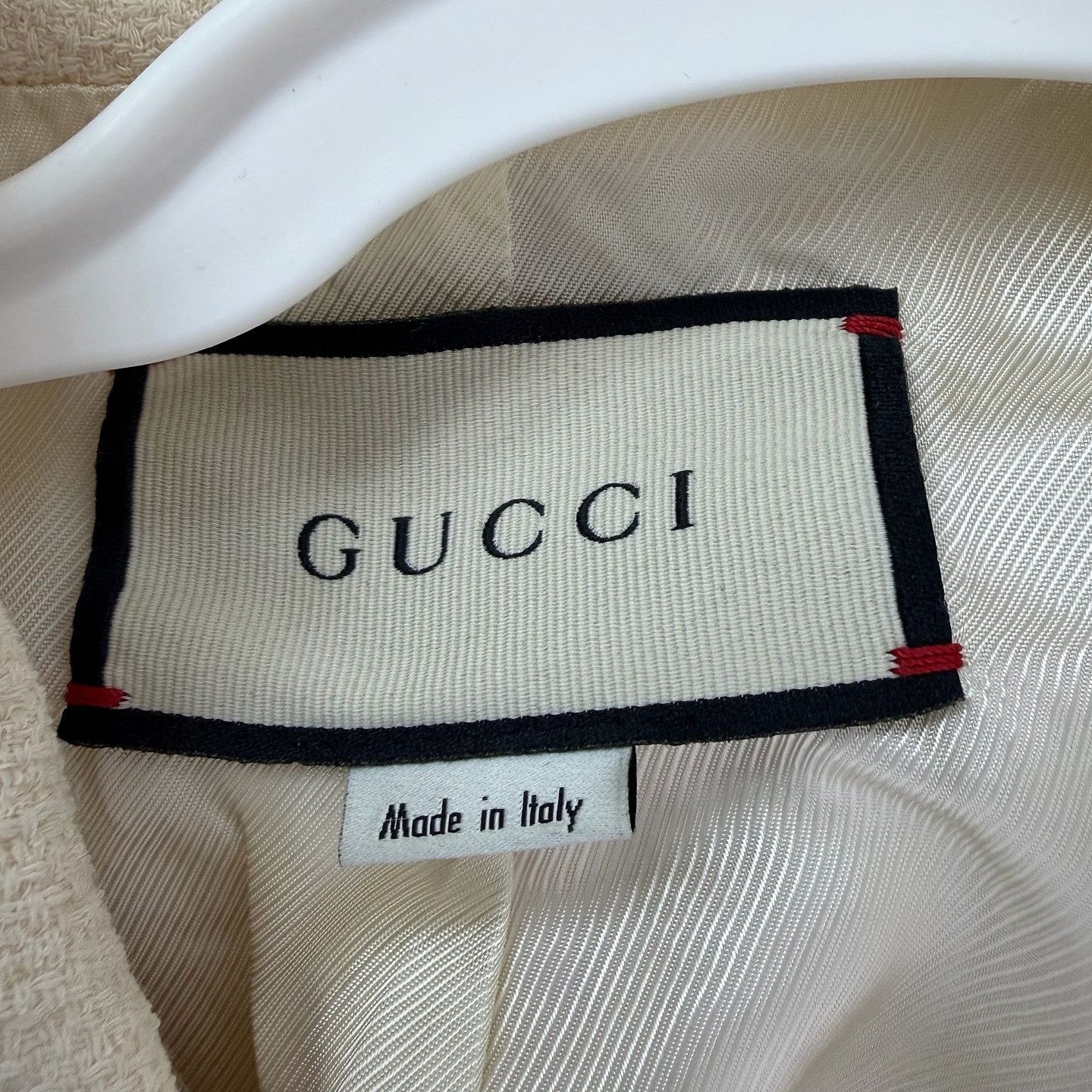 Gucci Beige Wool Belted Jacket in Size M Size US M / EU 48-50 / 2 - 3 Thumbnail