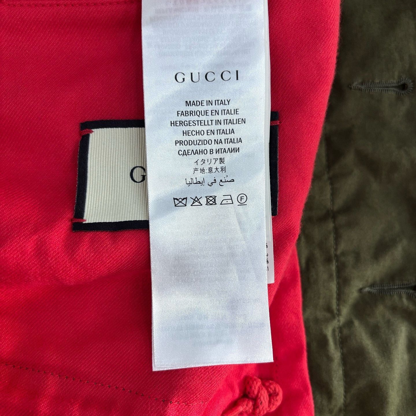 Gucci Spiritismo Logo Field Jacket in Green Size US S / EU 44-46 / 1 - 4 Thumbnail