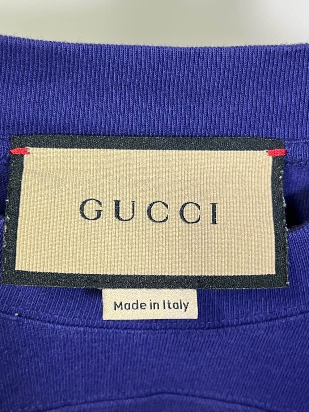 Gucci Eschatology Logo T-Shirt in Blue Size US M / EU 48-50 / 2 - 3 Thumbnail