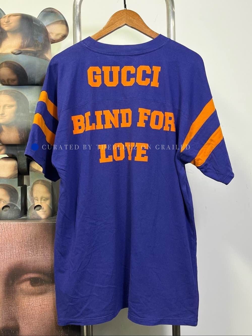 Gucci Eschatology Logo T-Shirt in Blue Size US M / EU 48-50 / 2 - 2 Thumbnail